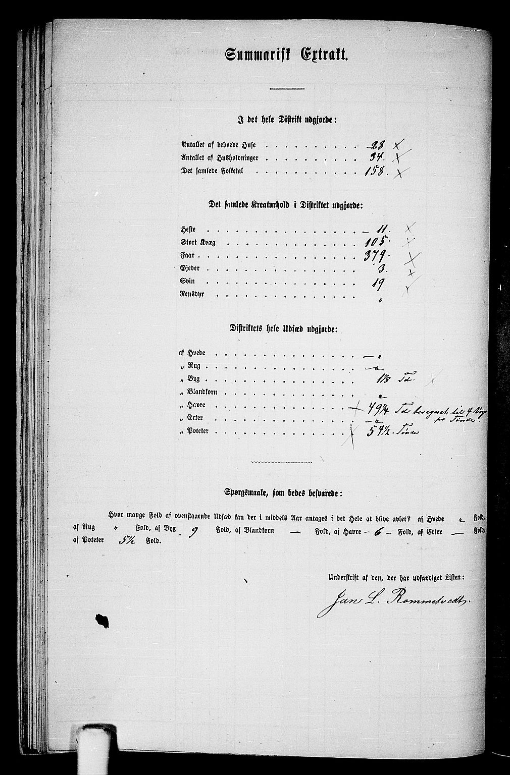 RA, 1865 census for Stord, 1865, p. 102