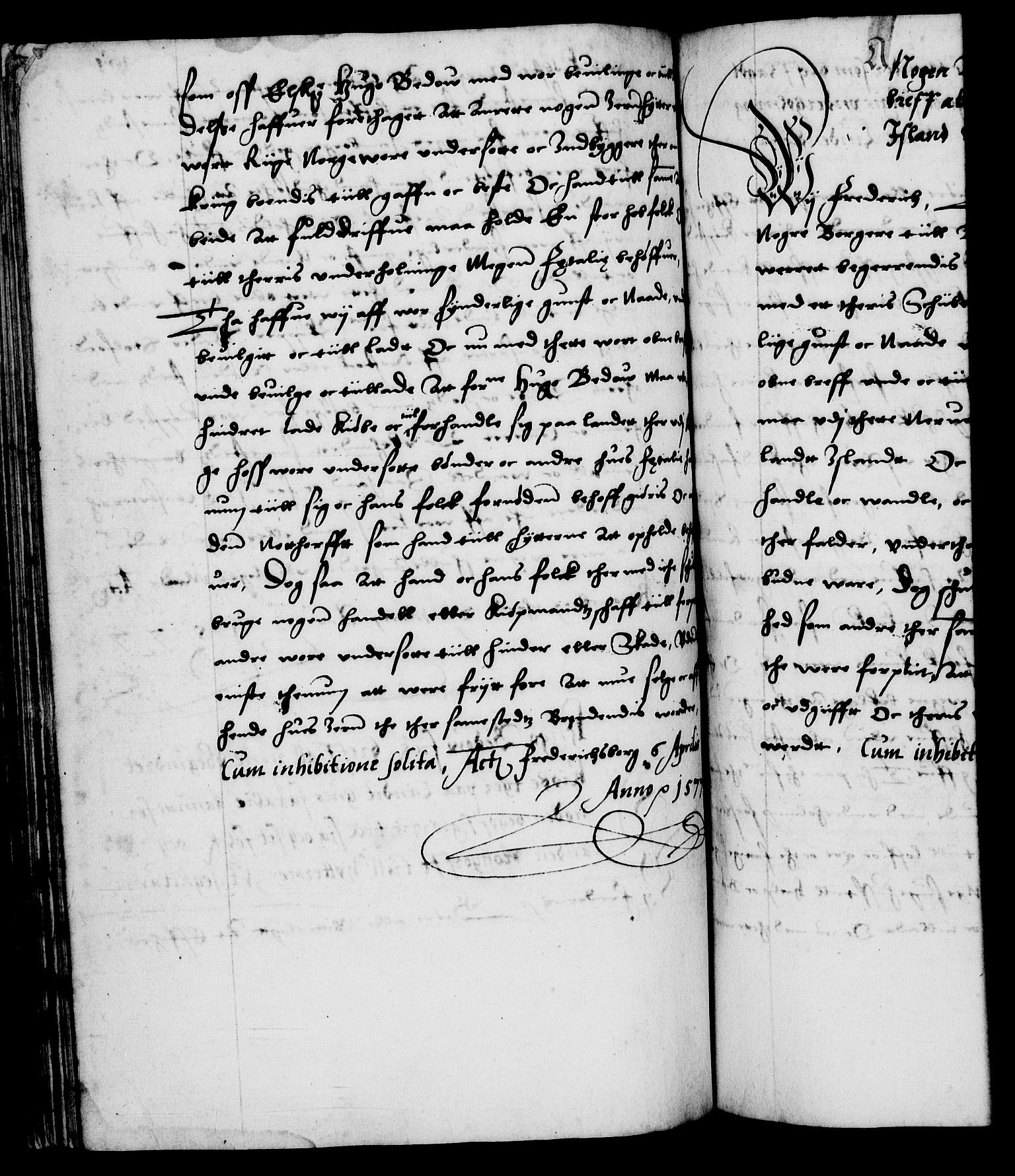 Danske Kanselli 1572-1799, RA/EA-3023/F/Fc/Fca/Fcaa/L0001: Norske registre (mikrofilm), 1572-1588, p. 161b