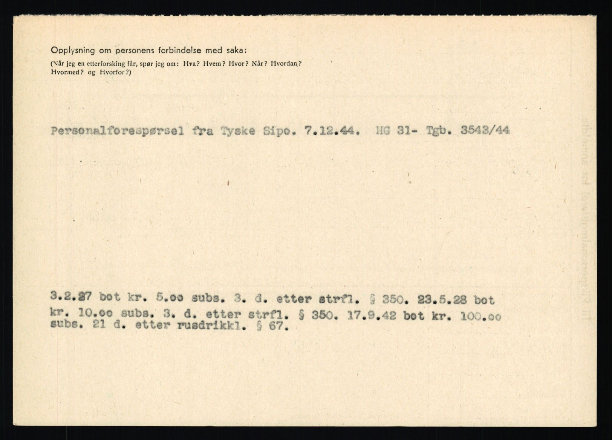 Statspolitiet - Hovedkontoret / Osloavdelingen, AV/RA-S-1329/C/Ca/L0007: Hol - Joelsen, 1943-1945, p. 2594