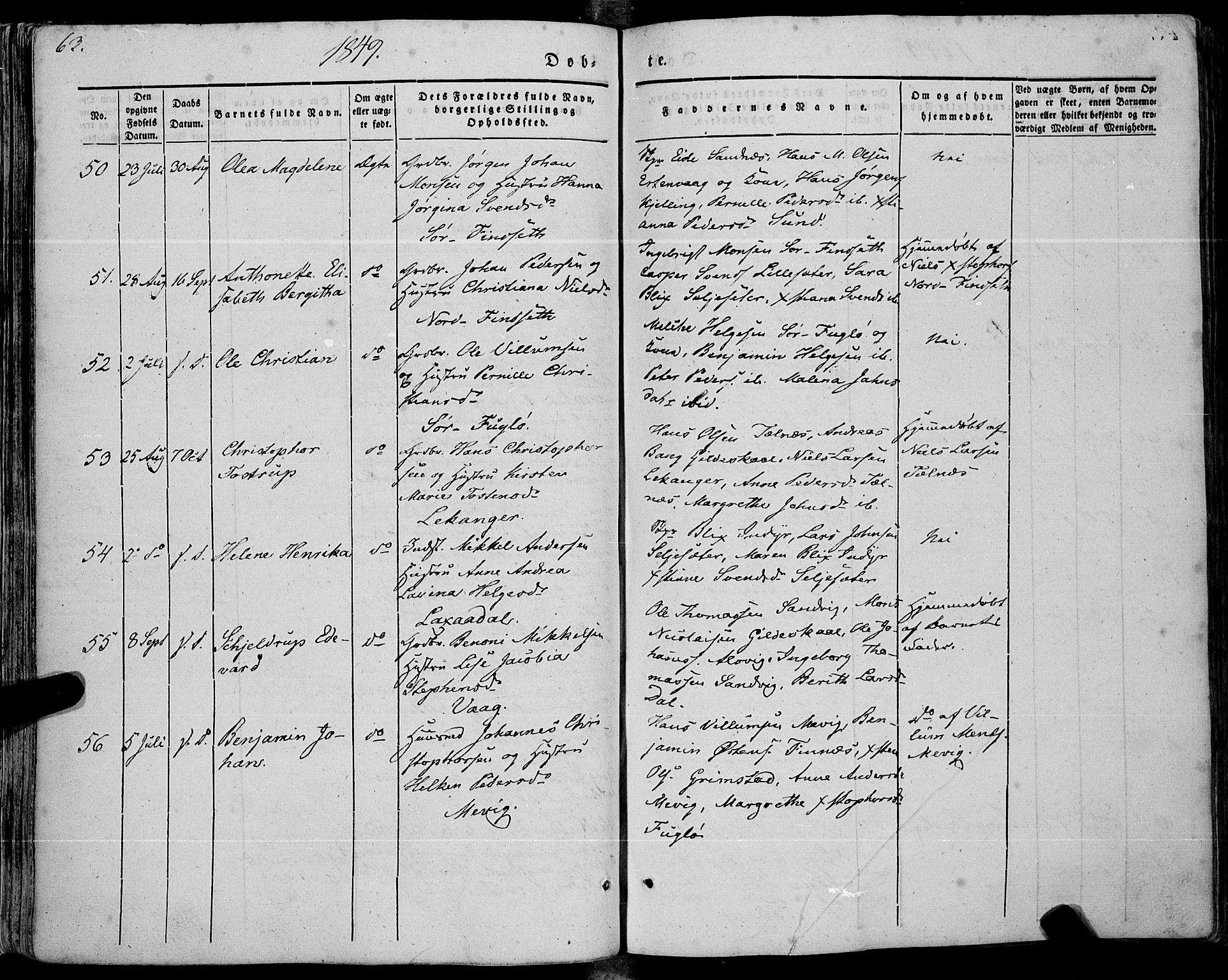 Ministerialprotokoller, klokkerbøker og fødselsregistre - Nordland, SAT/A-1459/805/L0097: Parish register (official) no. 805A04, 1837-1861, p. 63