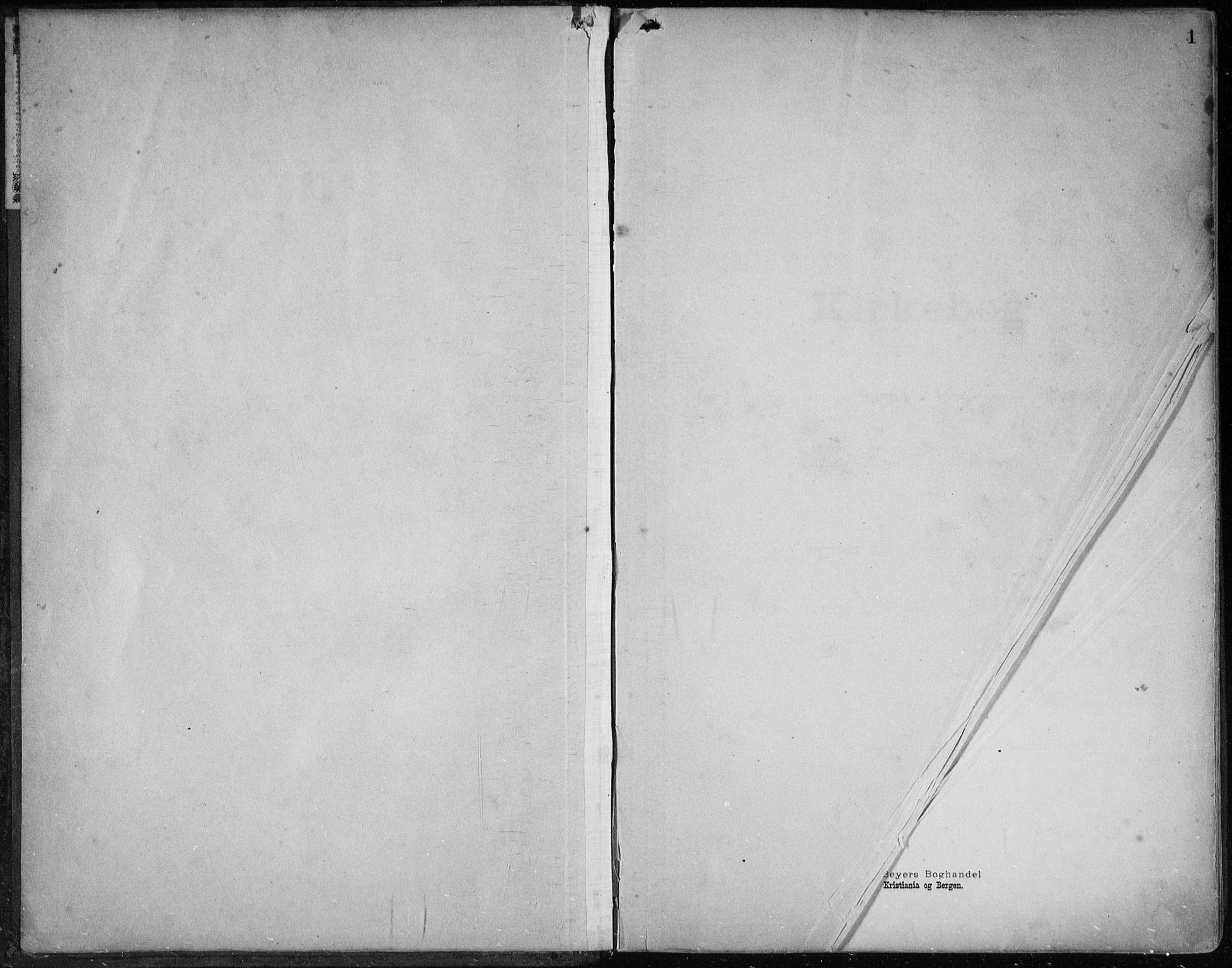 Askøy Sokneprestembete, AV/SAB-A-74101/H/Ha/Haa/Haae/L0003: Parish register (official) no. E 3, 1891-1903, p. 1