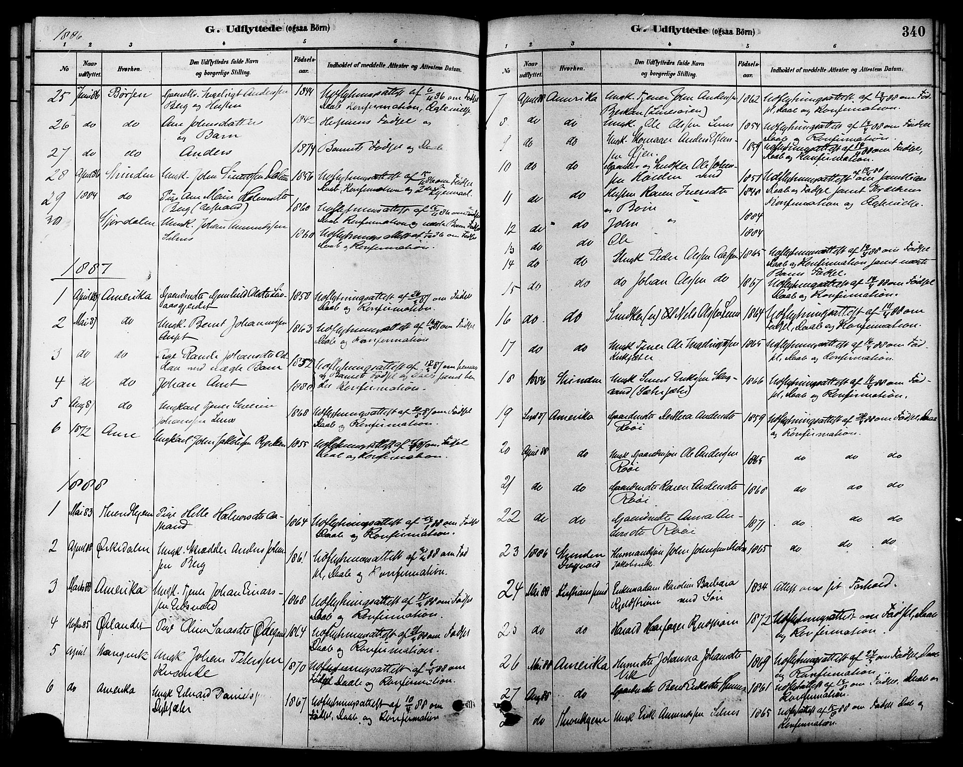Ministerialprotokoller, klokkerbøker og fødselsregistre - Sør-Trøndelag, SAT/A-1456/630/L0496: Parish register (official) no. 630A09, 1879-1895, p. 340