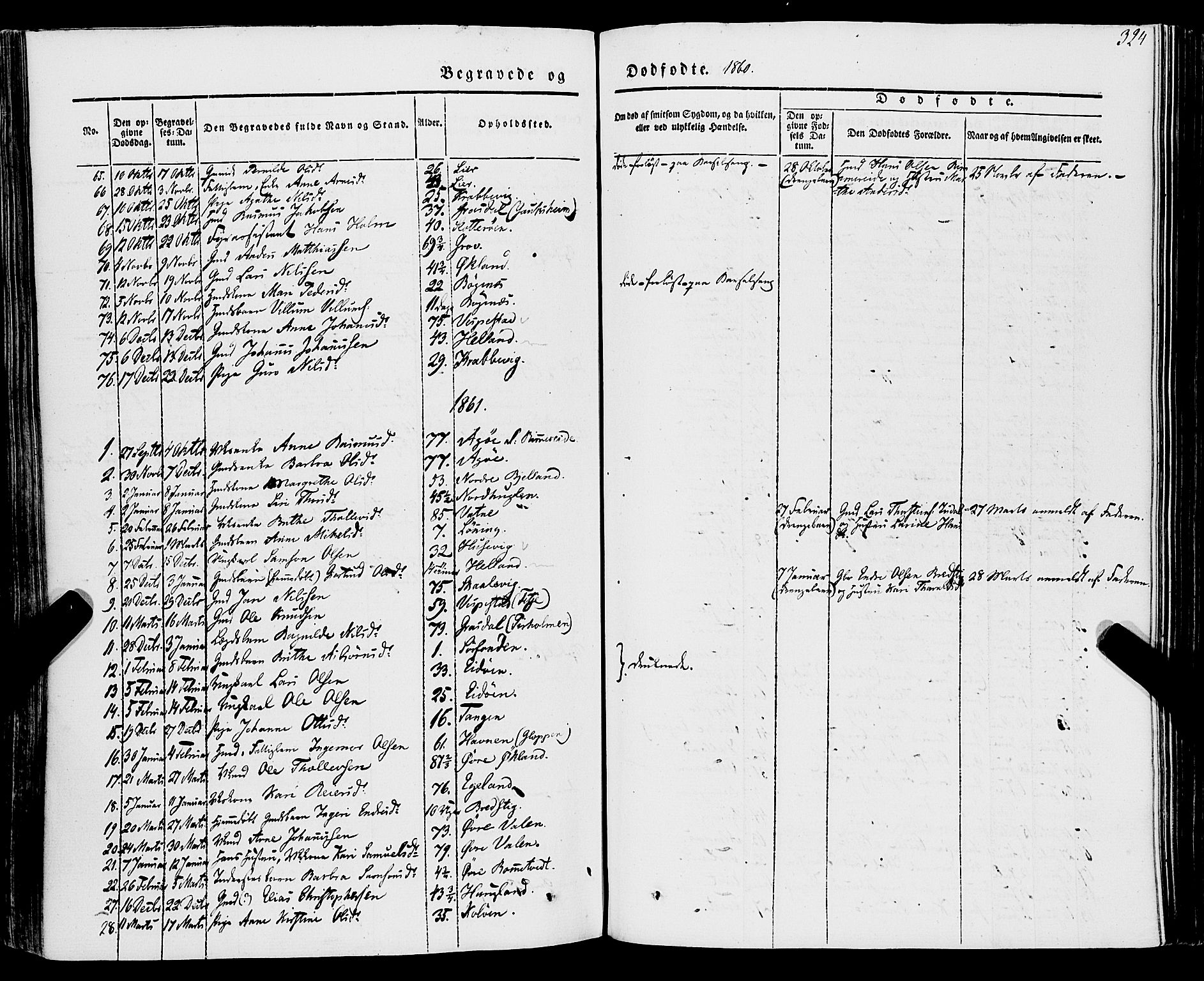 Stord sokneprestembete, AV/SAB-A-78201/H/Haa: Parish register (official) no. A 7, 1841-1861, p. 324
