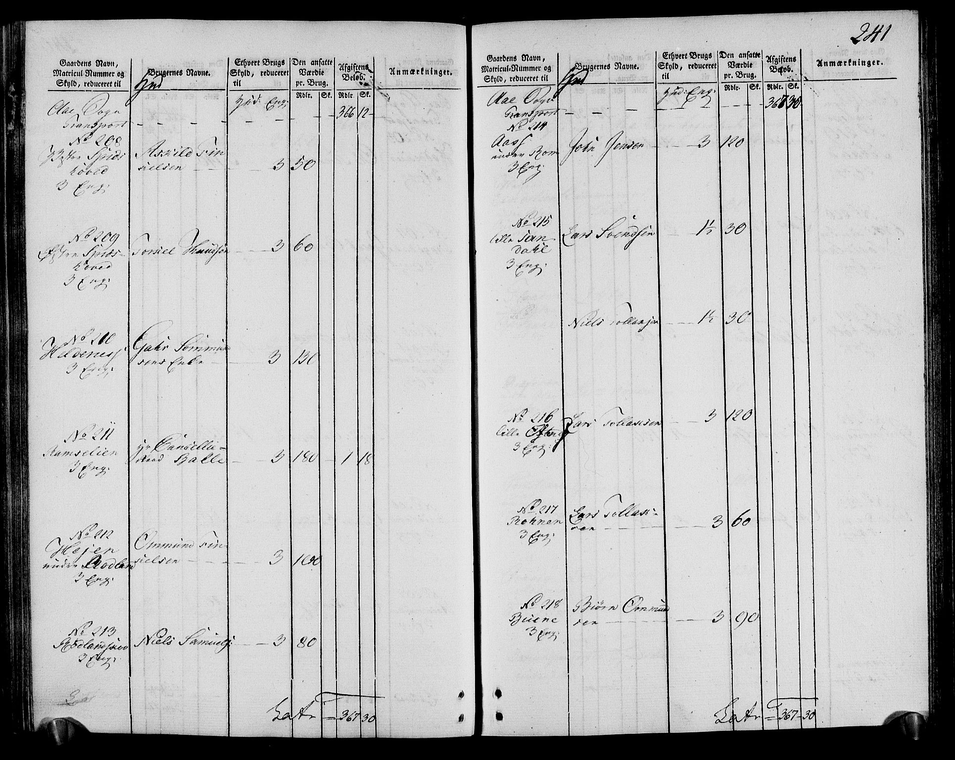 Rentekammeret inntil 1814, Realistisk ordnet avdeling, RA/EA-4070/N/Ne/Nea/L0095: Lista fogderi. Oppebørselsregister, 1803-1804, p. 248