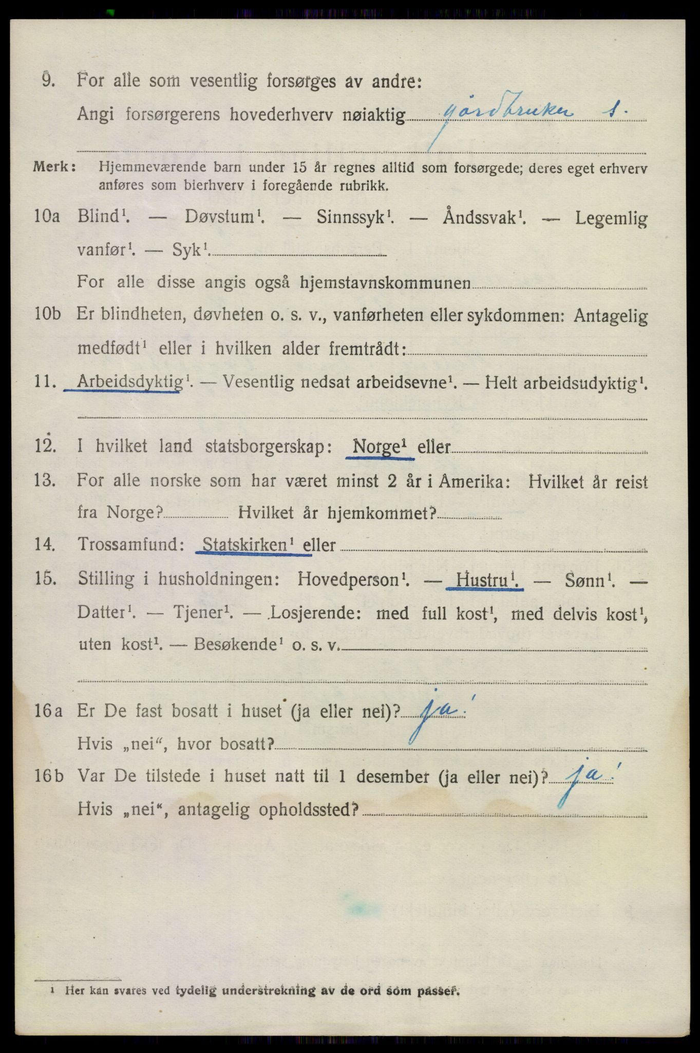 SAKO, 1920 census for Sandeherred, 1920, p. 4105
