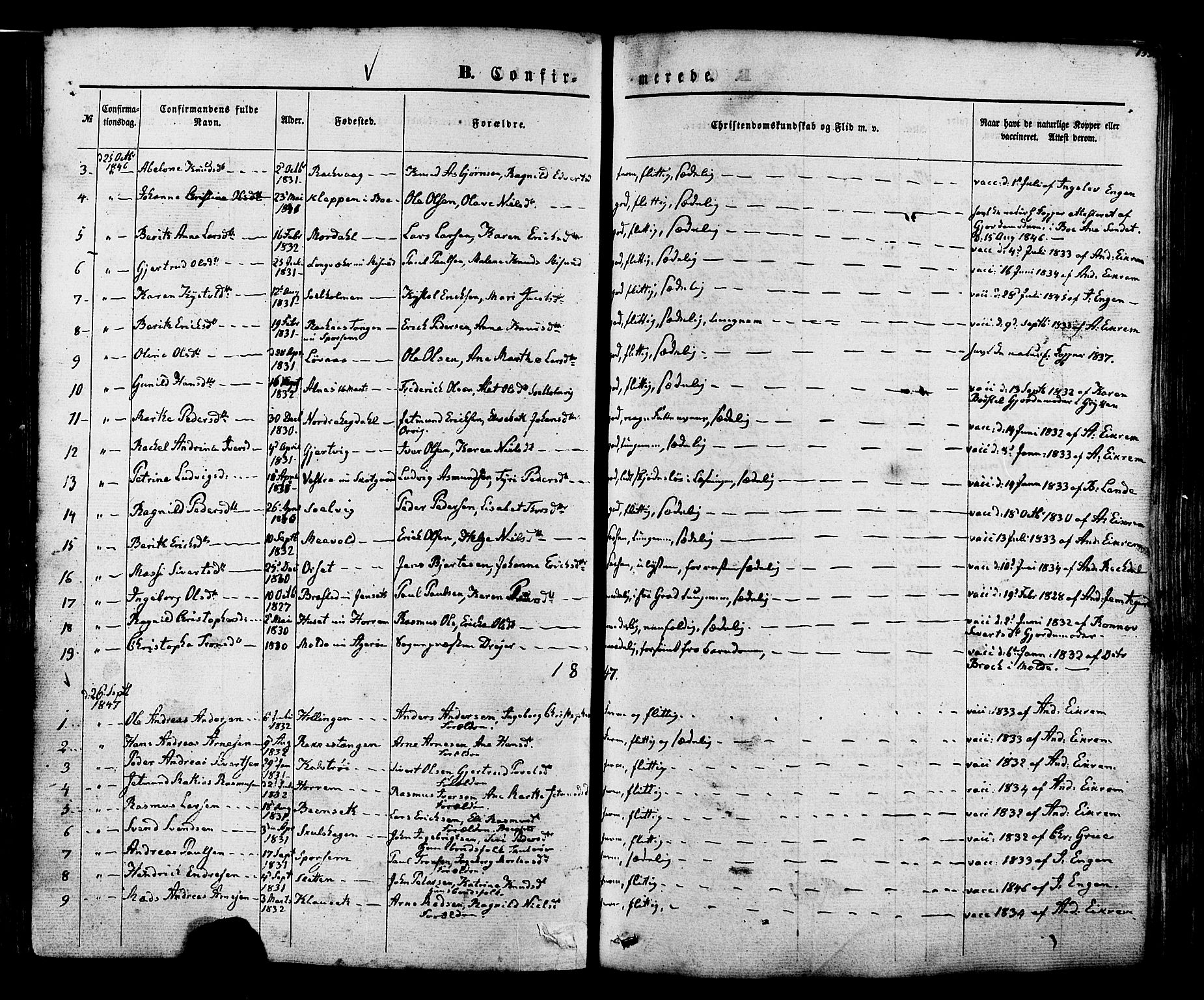 Ministerialprotokoller, klokkerbøker og fødselsregistre - Møre og Romsdal, AV/SAT-A-1454/560/L0719: Parish register (official) no. 560A03, 1845-1872, p. 135