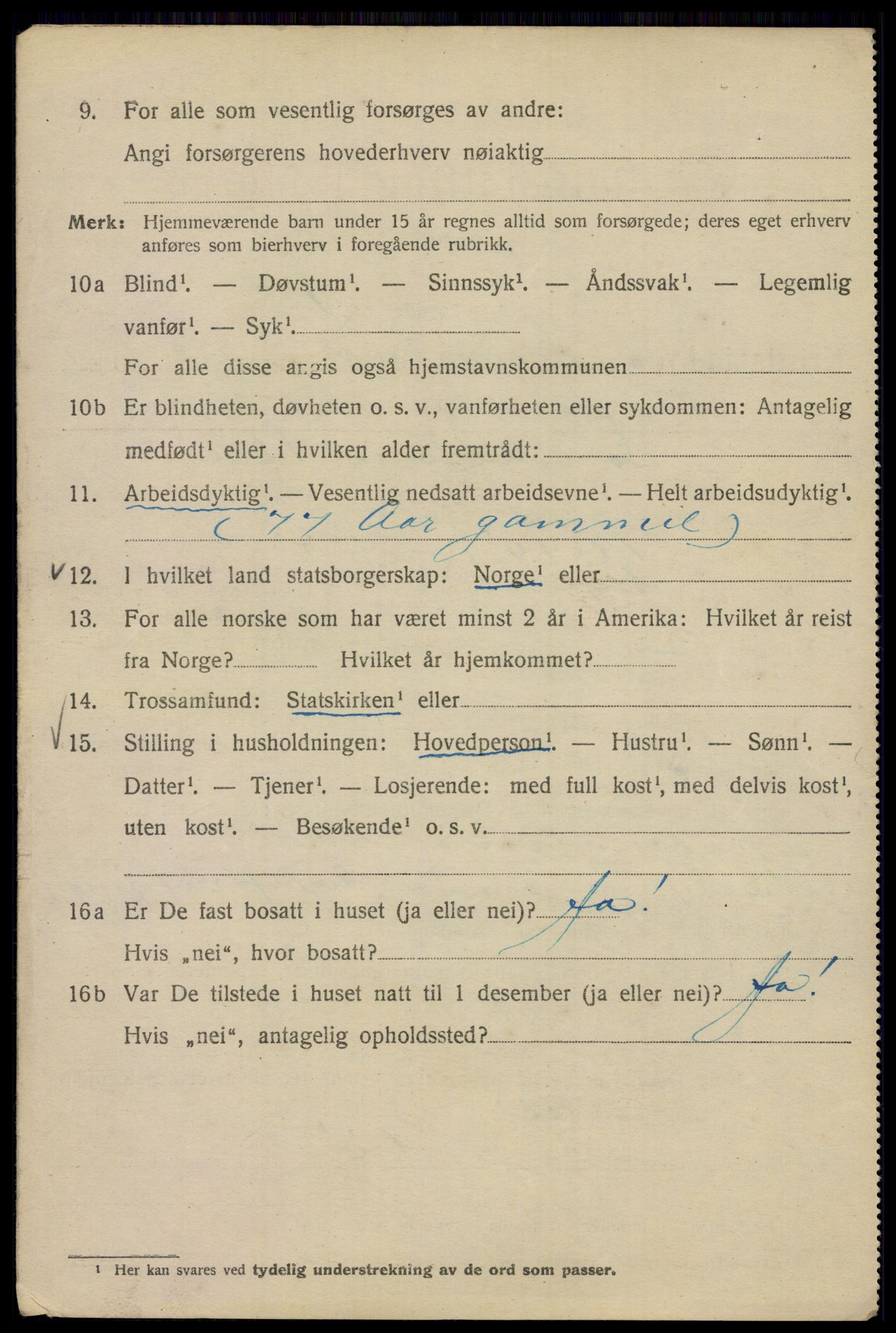 SAO, 1920 census for Kristiania, 1920, p. 539726