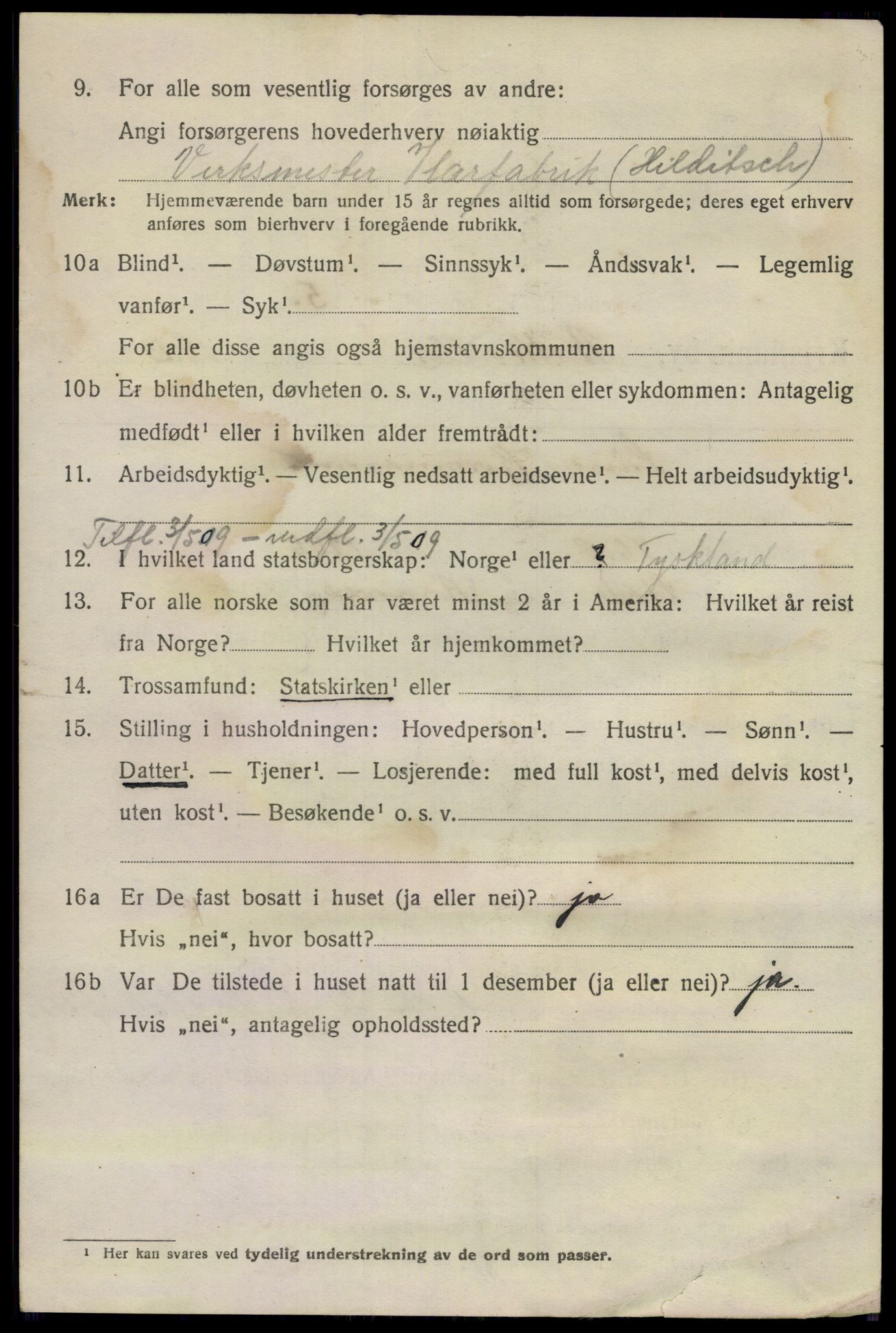 SAO, 1920 census for Kristiania, 1920, p. 171788