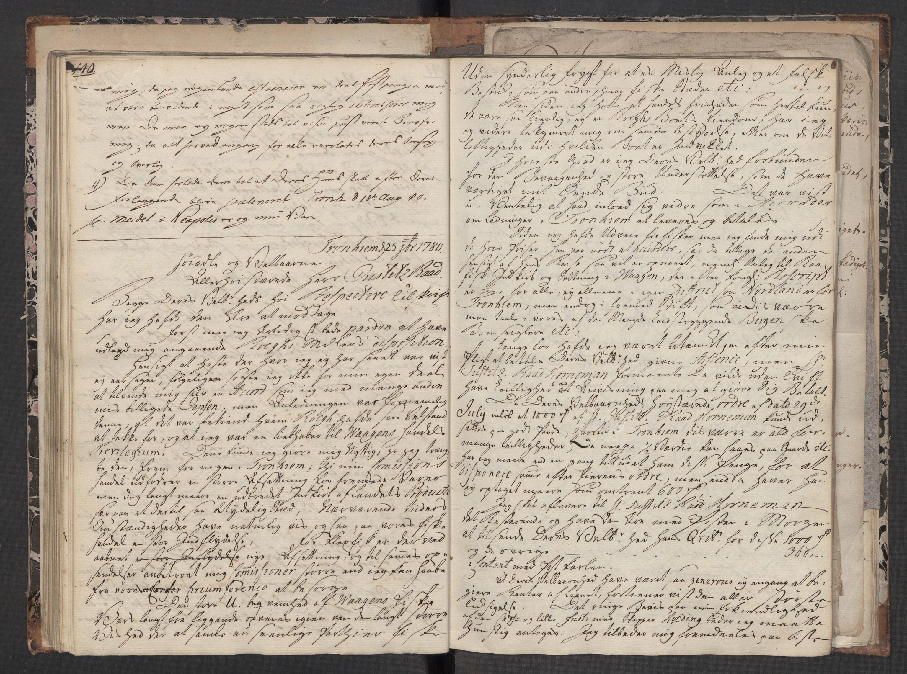 Hoë, Herman & Co, SAT/PA-0280/11/L0025: Kopibok, innenlandsk, 1778-1781, p. 142