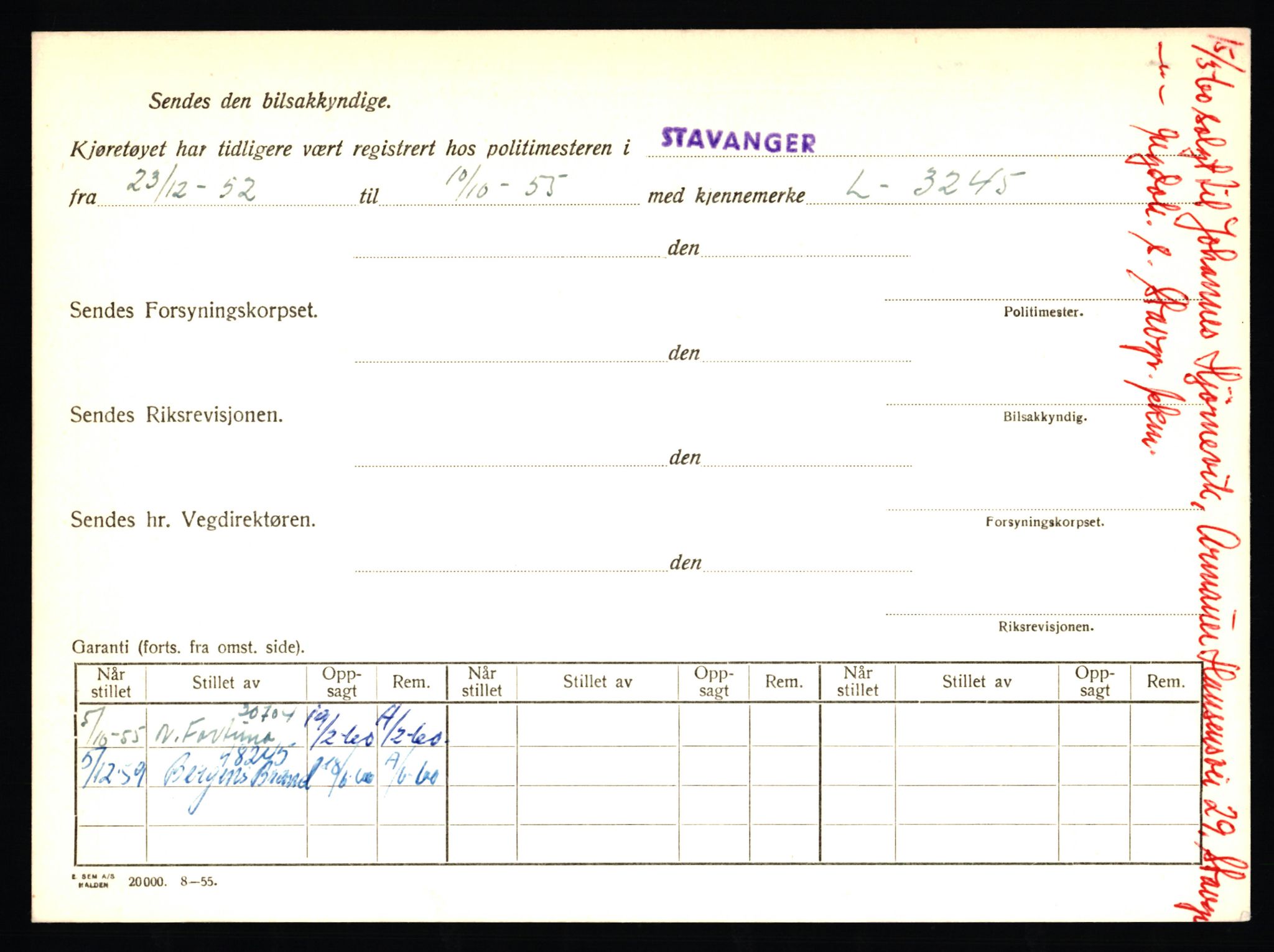 Stavanger trafikkstasjon, AV/SAST-A-101942/0/F/L0048: L-29100 - L-29899, 1930-1971, p. 1086