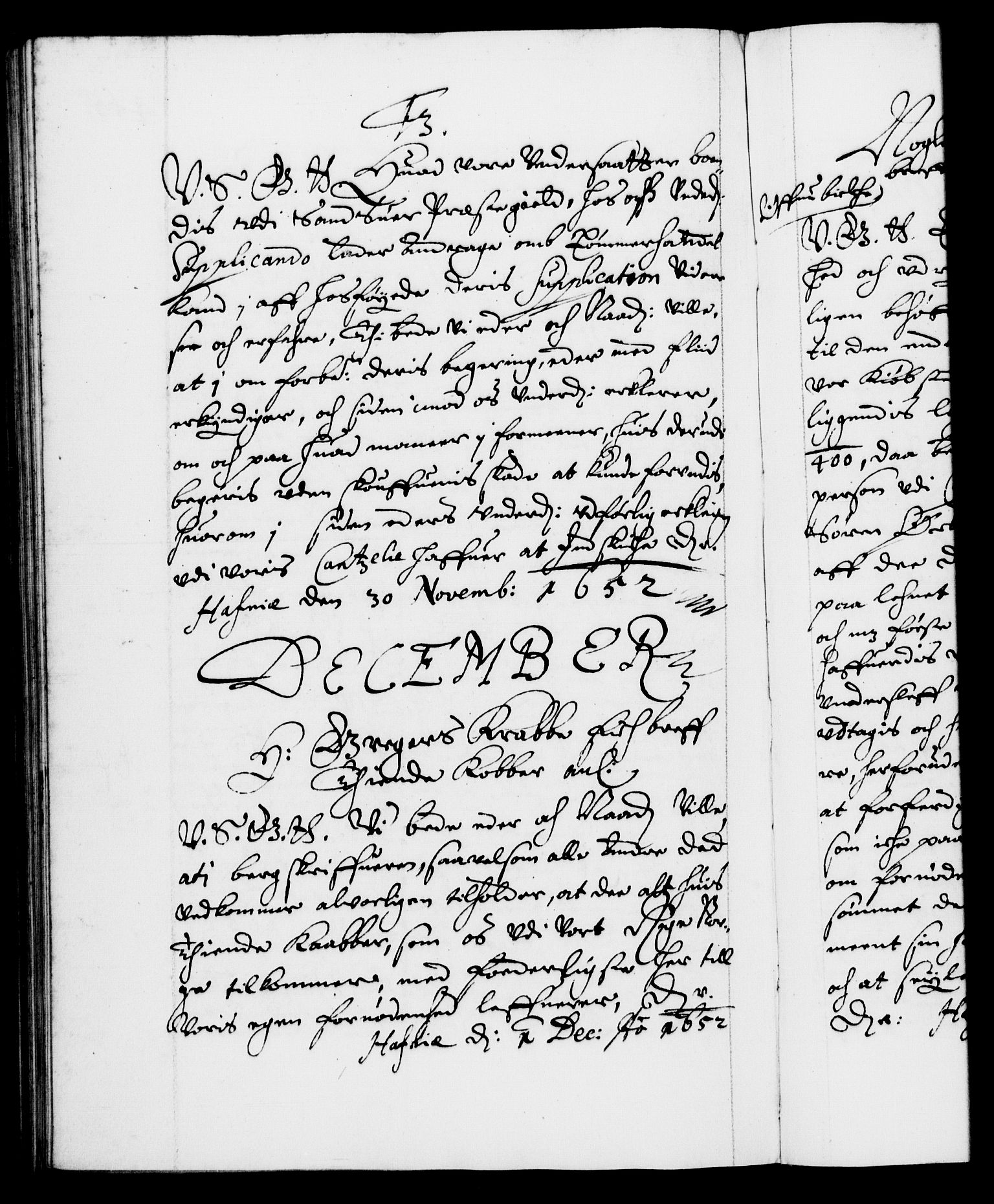 Danske Kanselli 1572-1799, RA/EA-3023/F/Fc/Fca/Fcab/L0008: Norske tegnelser (mikrofilm), 1648-1652, p. 466b