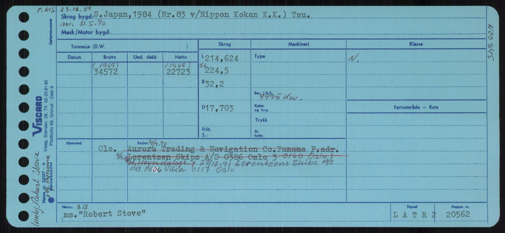 Sjøfartsdirektoratet med forløpere, Skipsmålingen, RA/S-1627/H/Ha/L0004/0002: Fartøy, Mas-R / Fartøy, Odin-R, p. 771