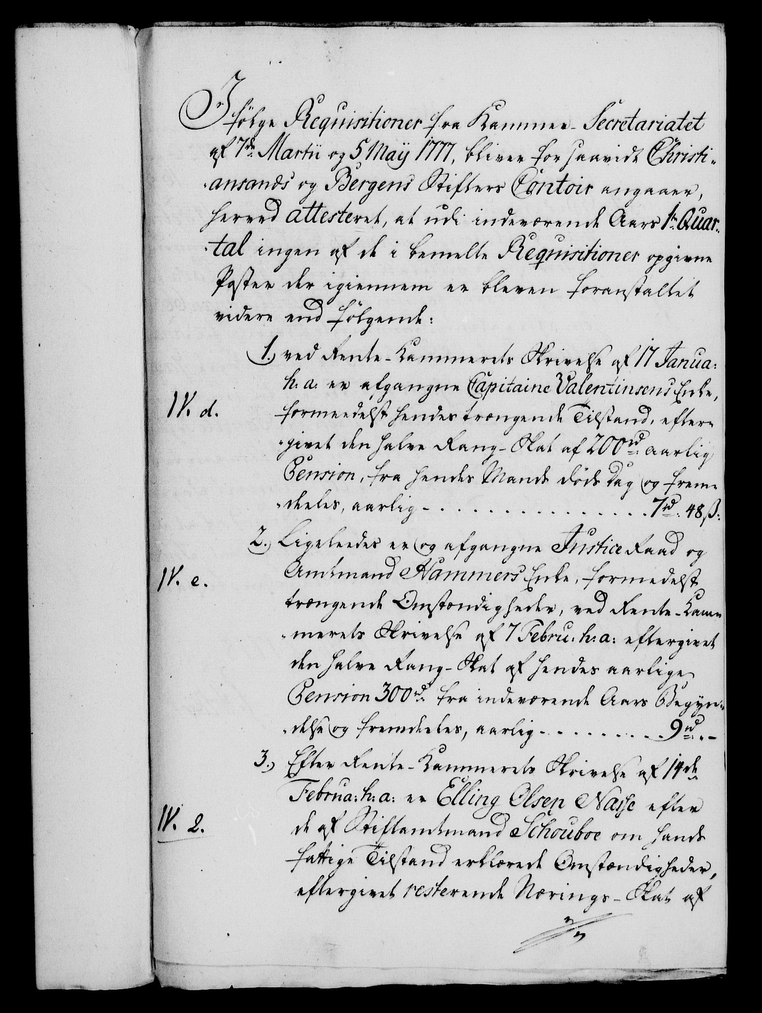 Rentekammeret, Kammerkanselliet, RA/EA-3111/G/Gf/Gfa/L0060: Norsk relasjons- og resolusjonsprotokoll (merket RK 52.60), 1778, p. 320