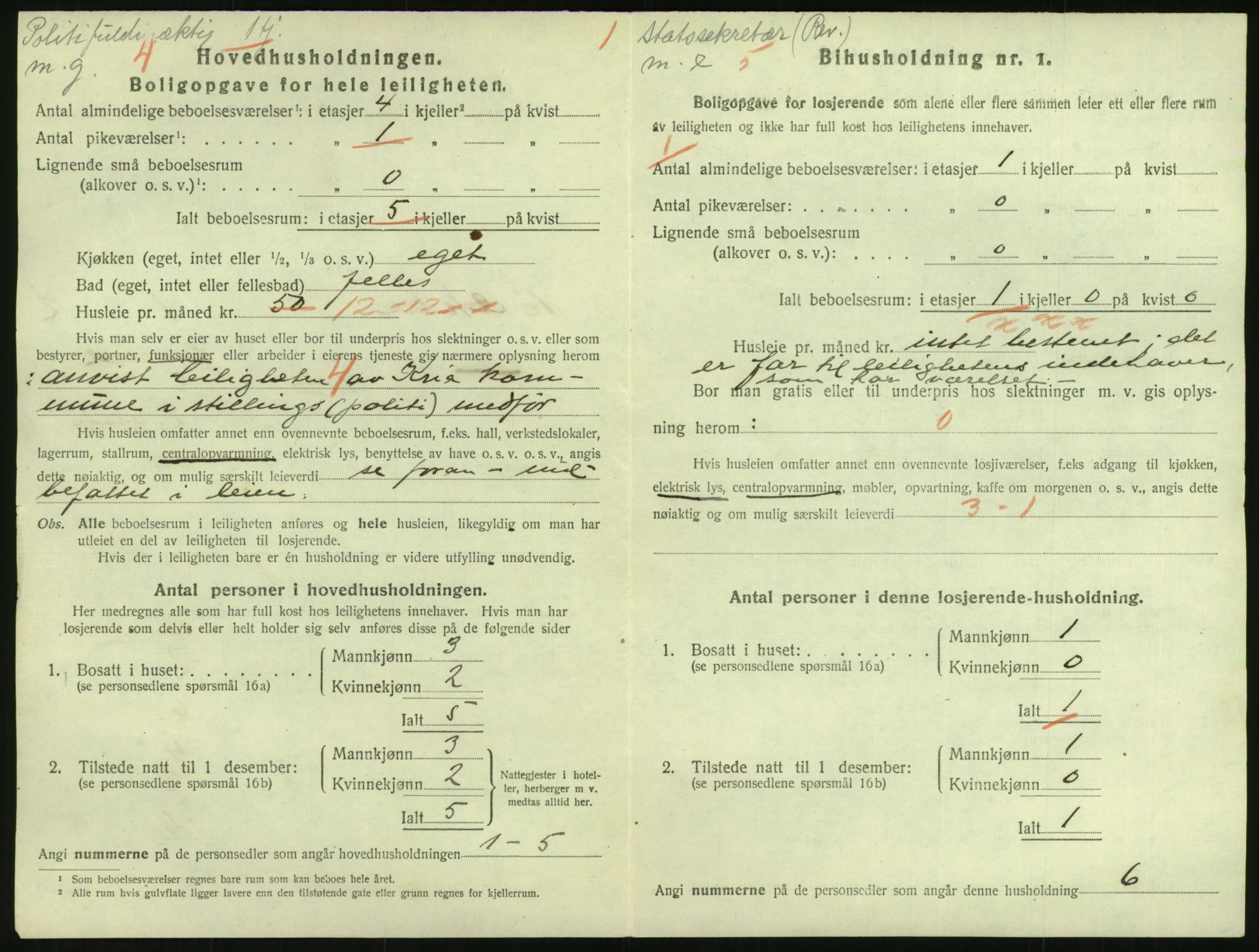 SAO, 1920 census for Kristiania, 1920, p. 11141