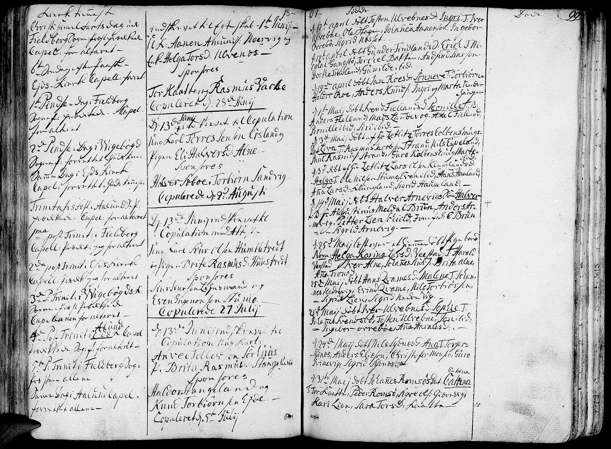 Fjelberg sokneprestembete, SAB/A-75201/H/Haa: Parish register (official) no. A 3, 1788-1815, p. 99