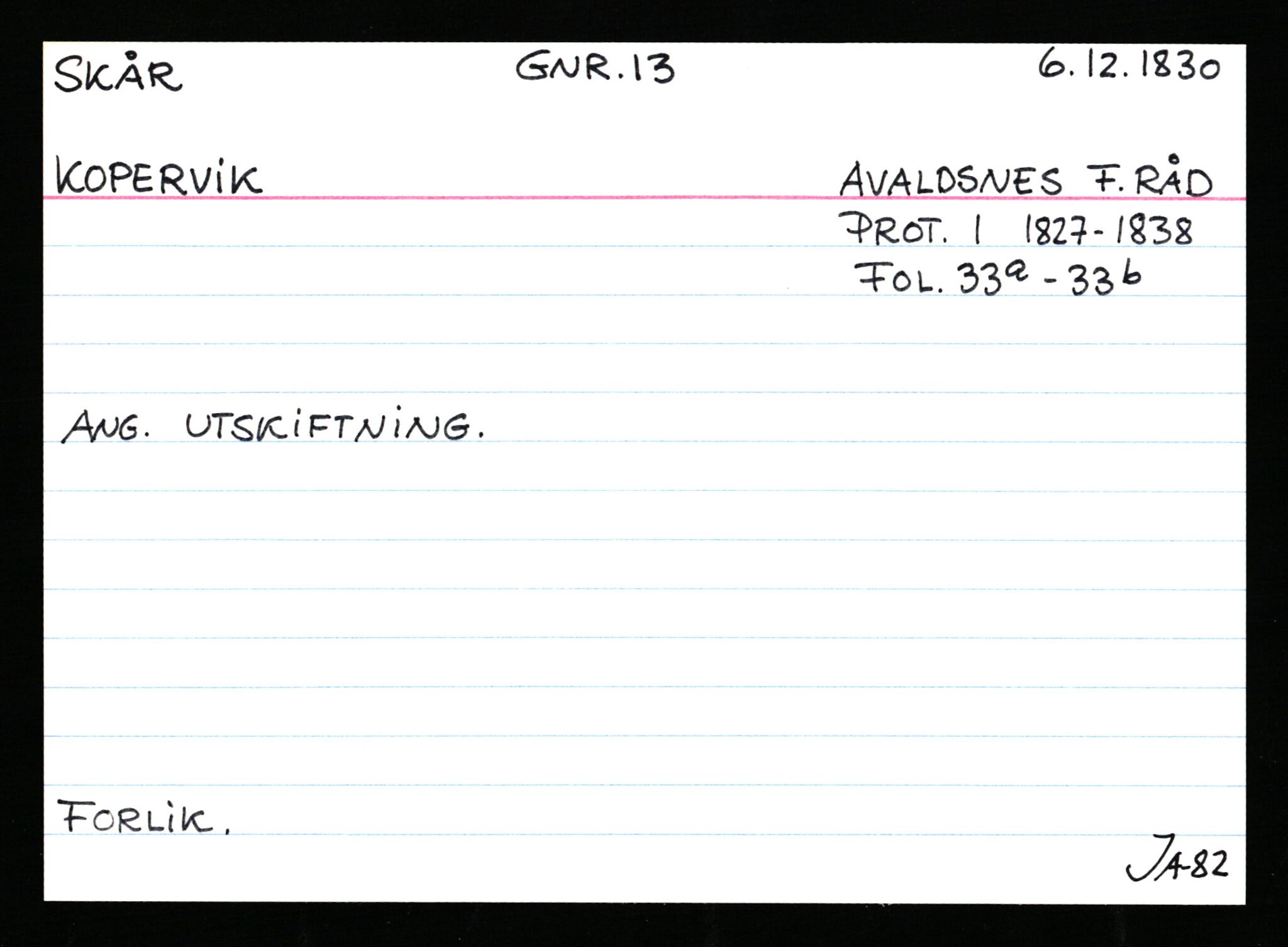 Statsarkivet i Stavanger, AV/SAST-A-101971/03/Y/Ym/L0053: Åstedskort sortert etter gårdsnavn: Skudeneshavn - Solbjør, 1600-1950, p. 161