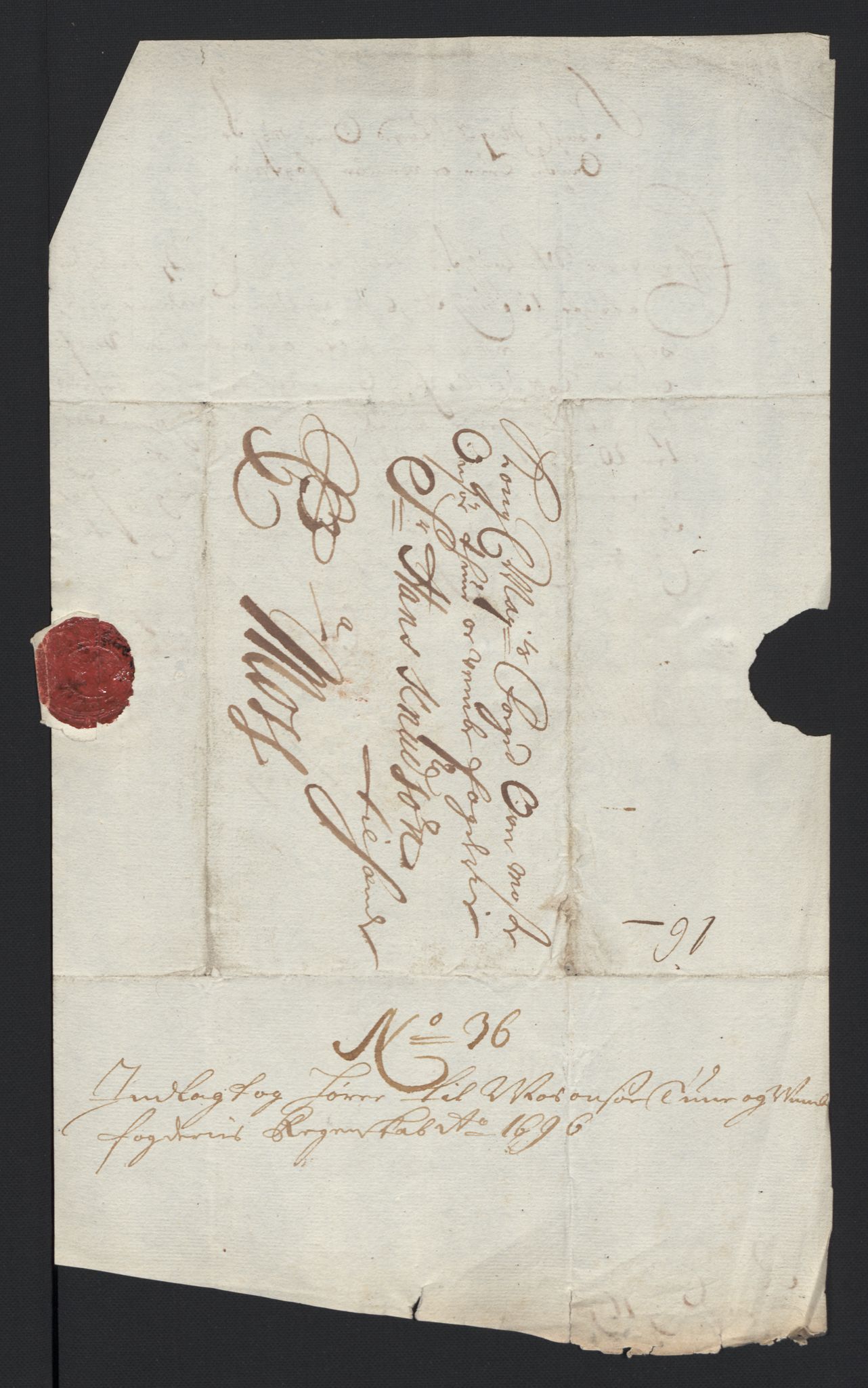 Rentekammeret inntil 1814, Reviderte regnskaper, Fogderegnskap, RA/EA-4092/R04/L0124: Fogderegnskap Moss, Onsøy, Tune, Veme og Åbygge, 1696, p. 186