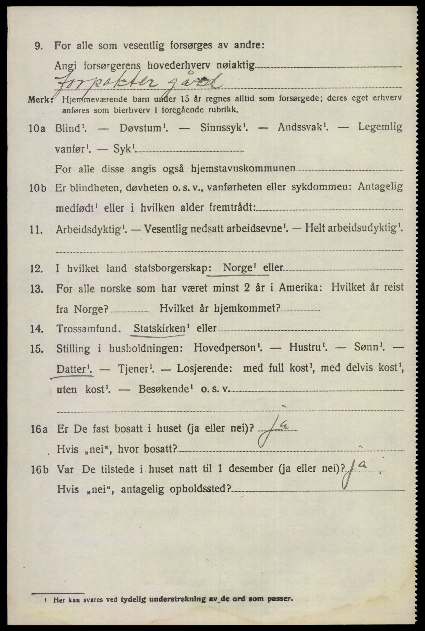 SAKO, 1920 census for Ådal, 1920, p. 4055