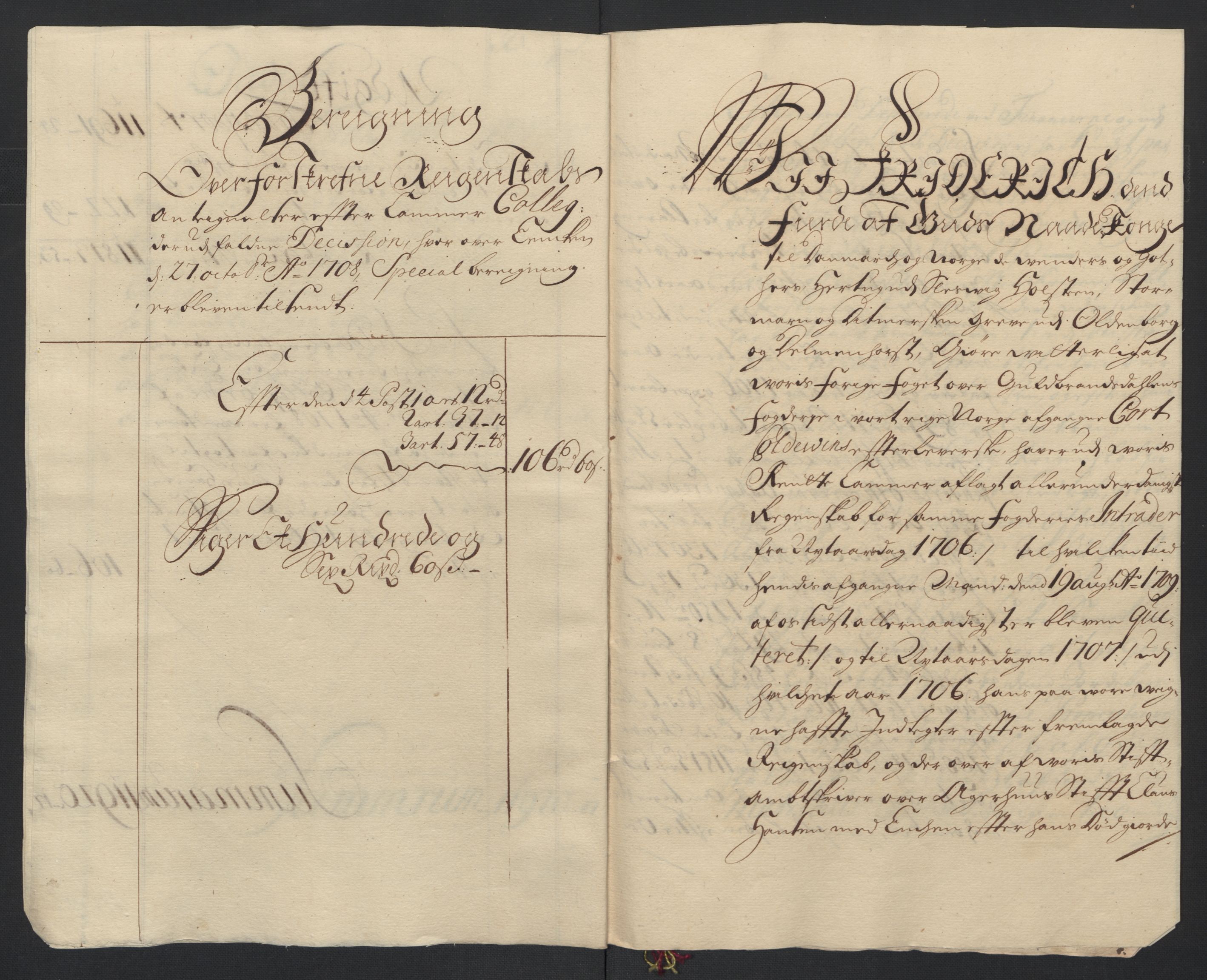 Rentekammeret inntil 1814, Reviderte regnskaper, Fogderegnskap, AV/RA-EA-4092/R17/L1178: Fogderegnskap Gudbrandsdal, 1705-1707, p. 269