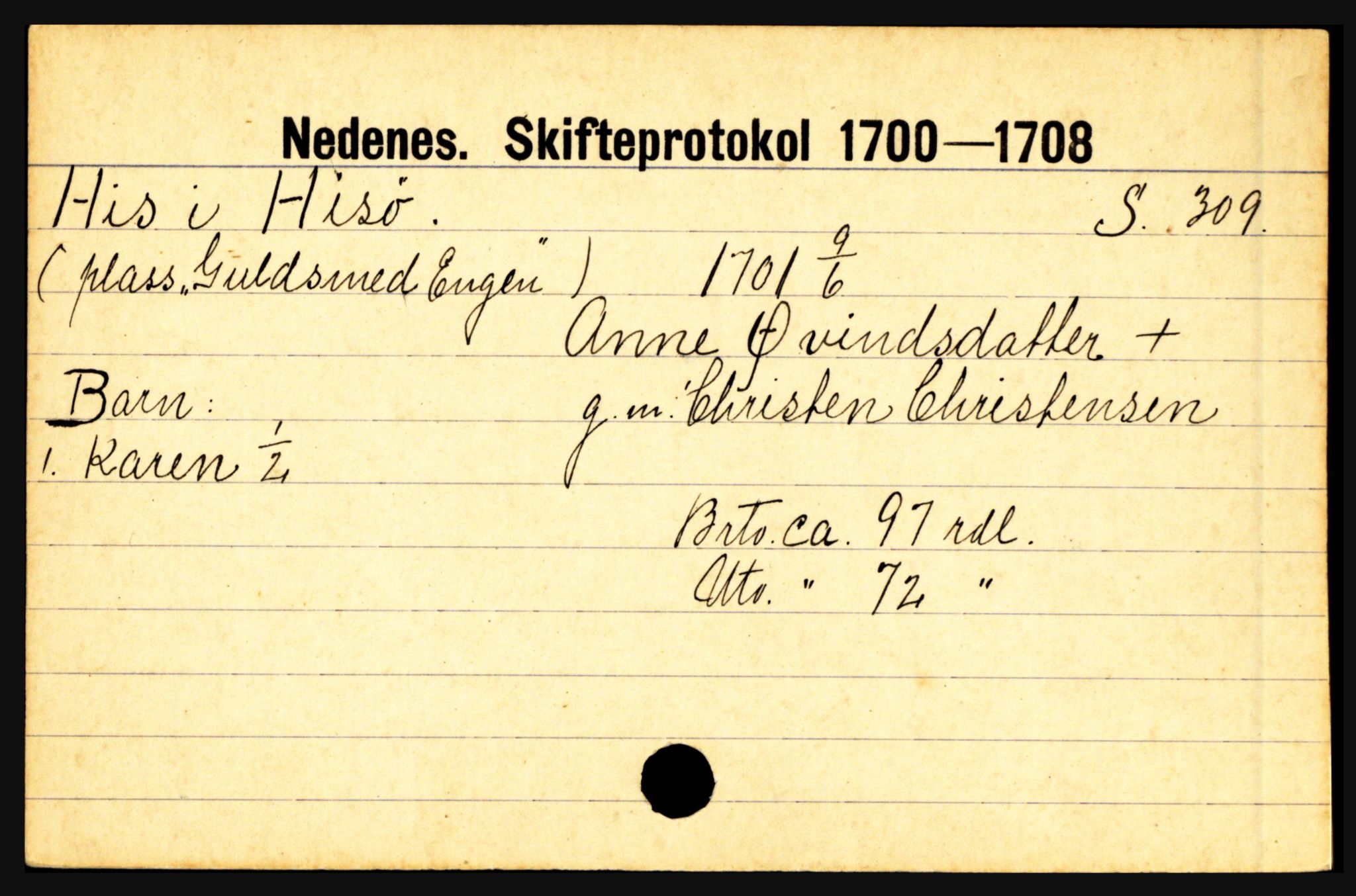 Nedenes sorenskriveri før 1824, AV/SAK-1221-0007/H, p. 12155