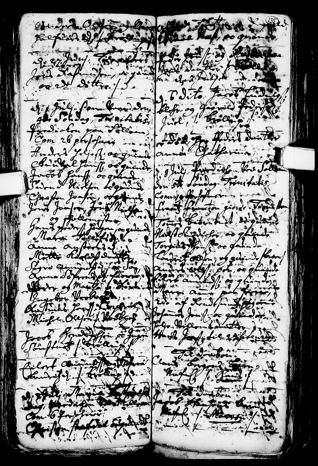 Solum kirkebøker, AV/SAKO-A-306/F/Fa/L0001: Parish register (official) no. I 1, 1701-1716, p. 135