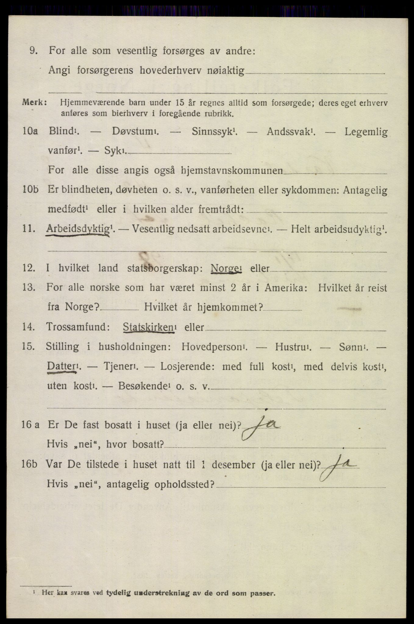 SAH, 1920 census for Vardal, 1920, p. 5744