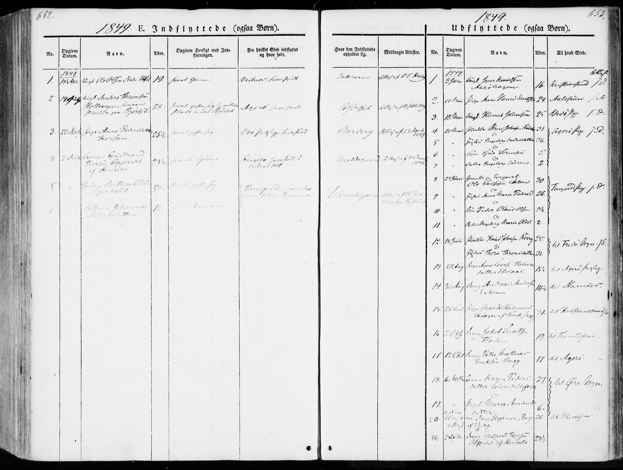 Ministerialprotokoller, klokkerbøker og fødselsregistre - Møre og Romsdal, SAT/A-1454/555/L0653: Parish register (official) no. 555A04, 1843-1869, p. 652-653