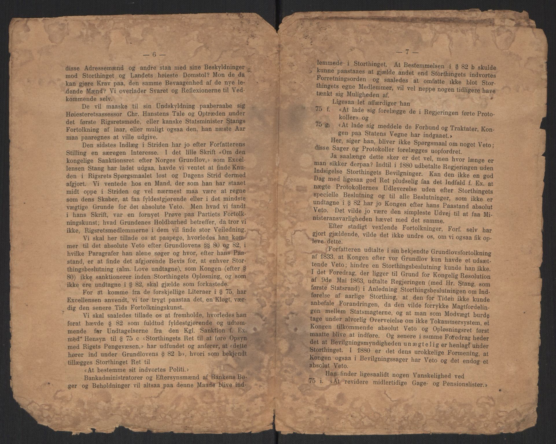 Venstres Hovedorganisasjon, RA/PA-0876/X/L0001: De eldste skrifter, 1860-1936, p. 423