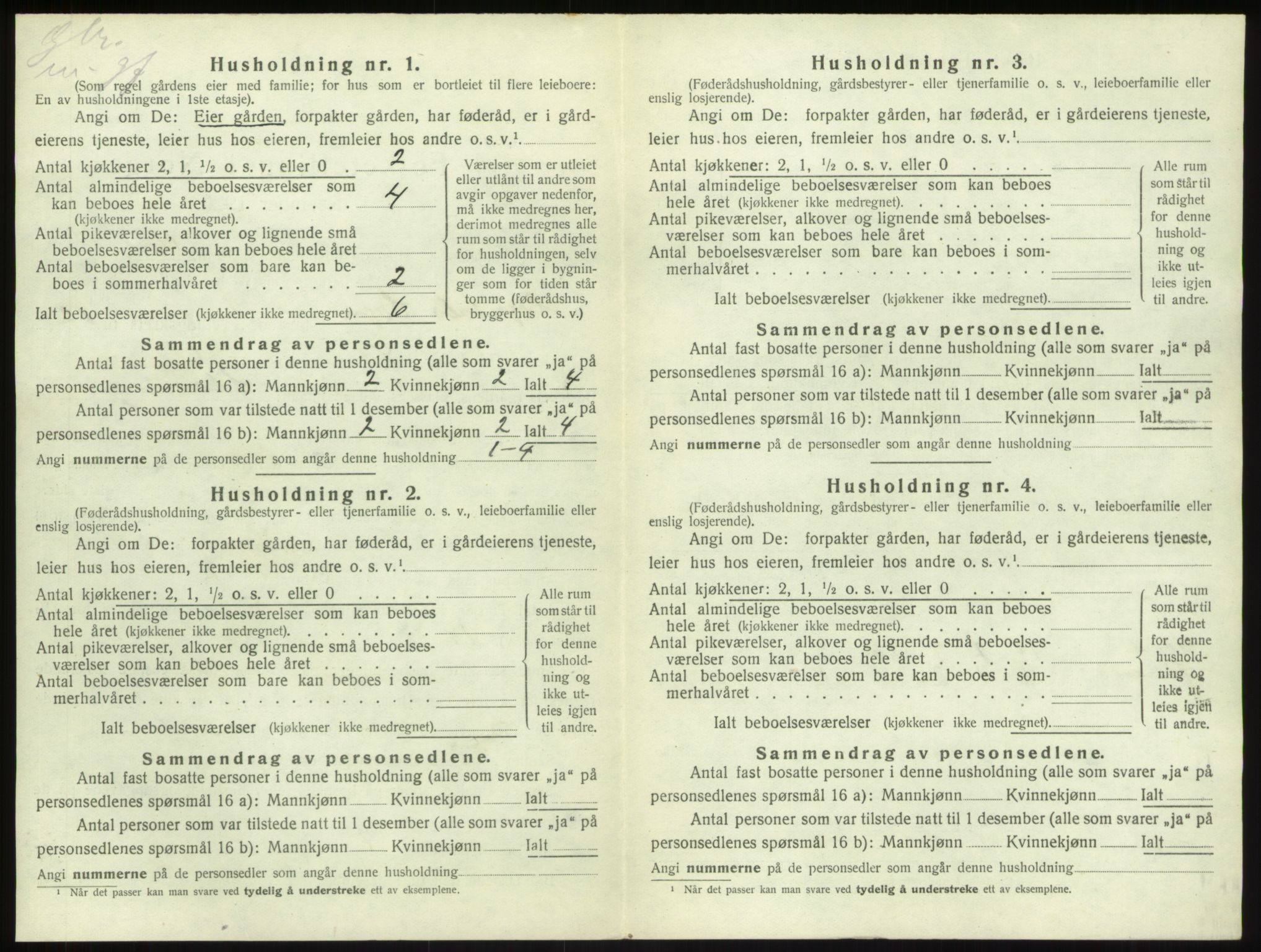 SAB, 1920 census for Sogndal, 1920, p. 749