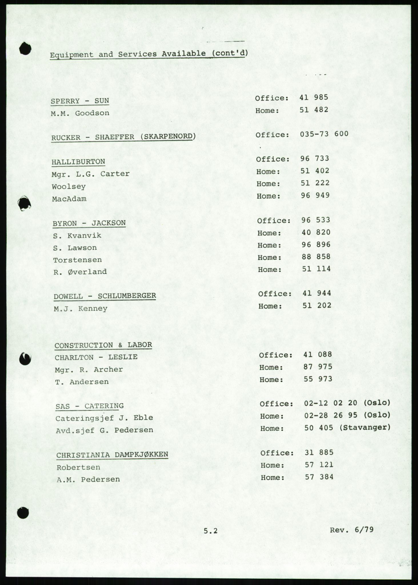 Justisdepartementet, Granskningskommisjonen ved Alexander Kielland-ulykken 27.3.1980, AV/RA-S-1165/D/L0016: O Beredskapsplaner (Doku.liste + O1-O3 av 3), 1980-1981, p. 280