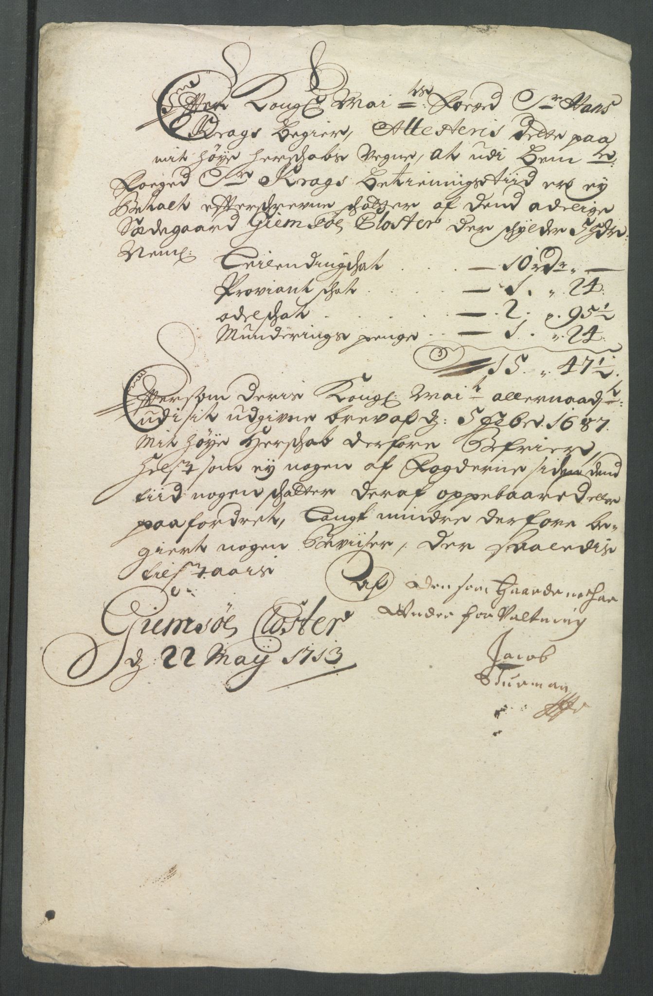 Rentekammeret inntil 1814, Reviderte regnskaper, Fogderegnskap, RA/EA-4092/R36/L2123: Fogderegnskap Øvre og Nedre Telemark og Bamble, 1712, p. 294