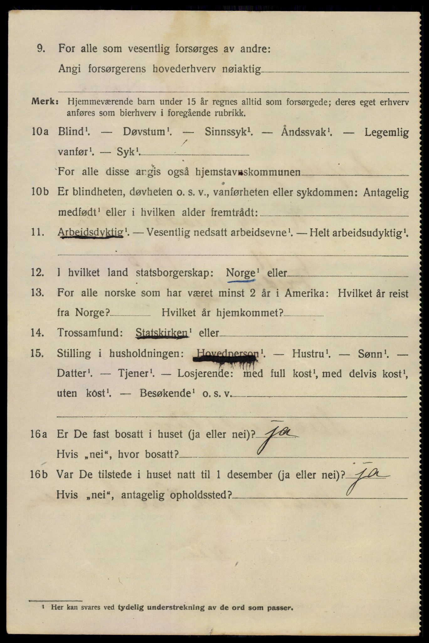 SAO, 1920 census for Sarpsborg, 1920, p. 7297