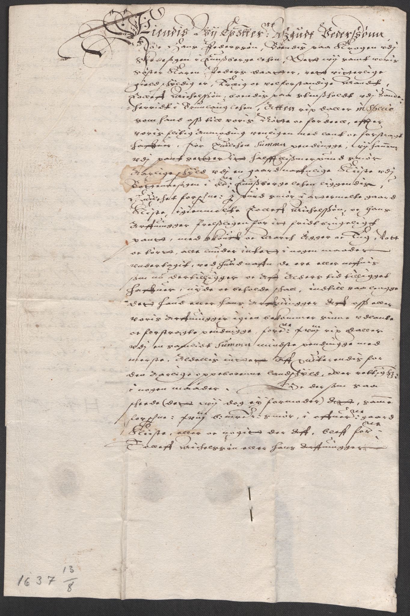 Riksarkivets diplomsamling, AV/RA-EA-5965/F12/L0009: Pk. 8 (III), 1435-1728, p. 60