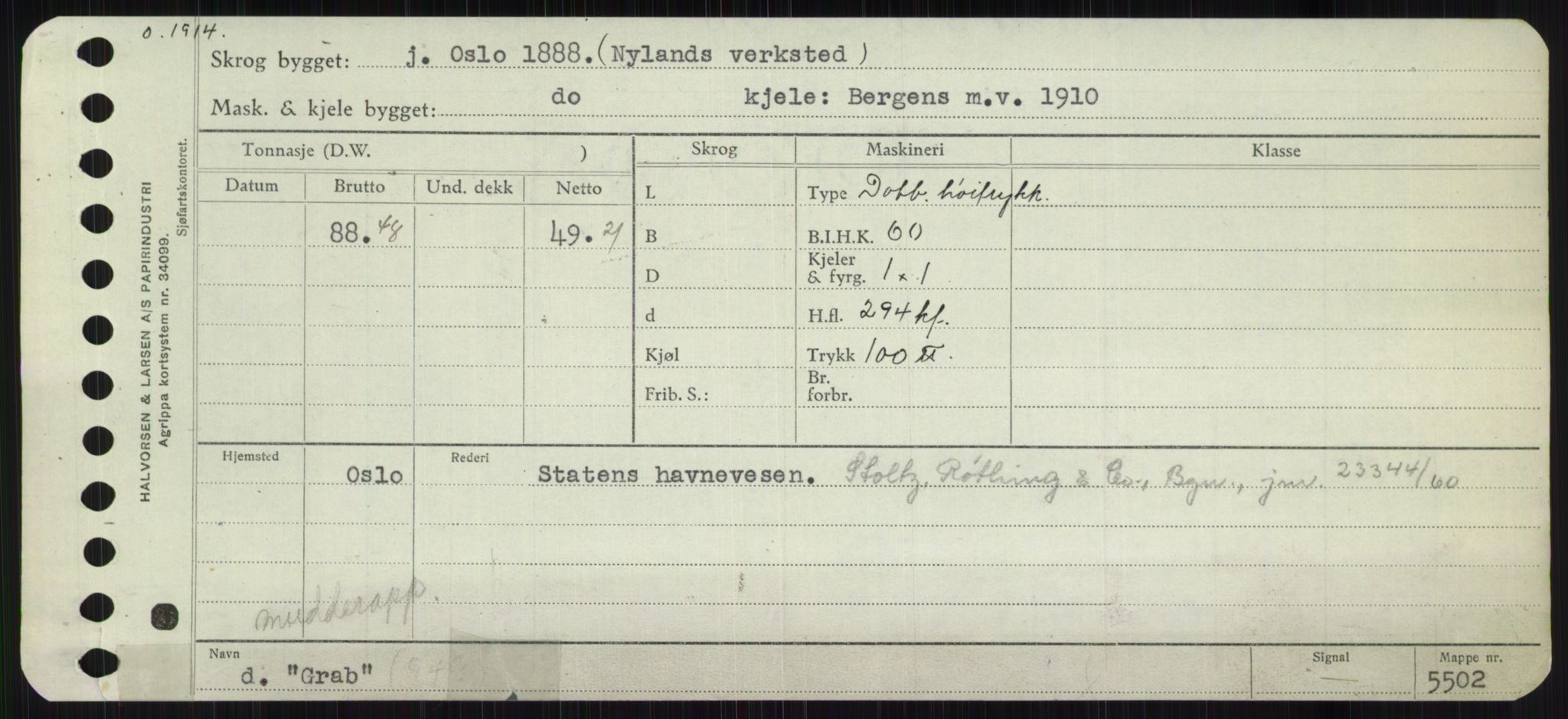 Sjøfartsdirektoratet med forløpere, Skipsmålingen, AV/RA-S-1627/H/Ha/L0002/0002: Fartøy, Eik-Hill / Fartøy, G-Hill, p. 215