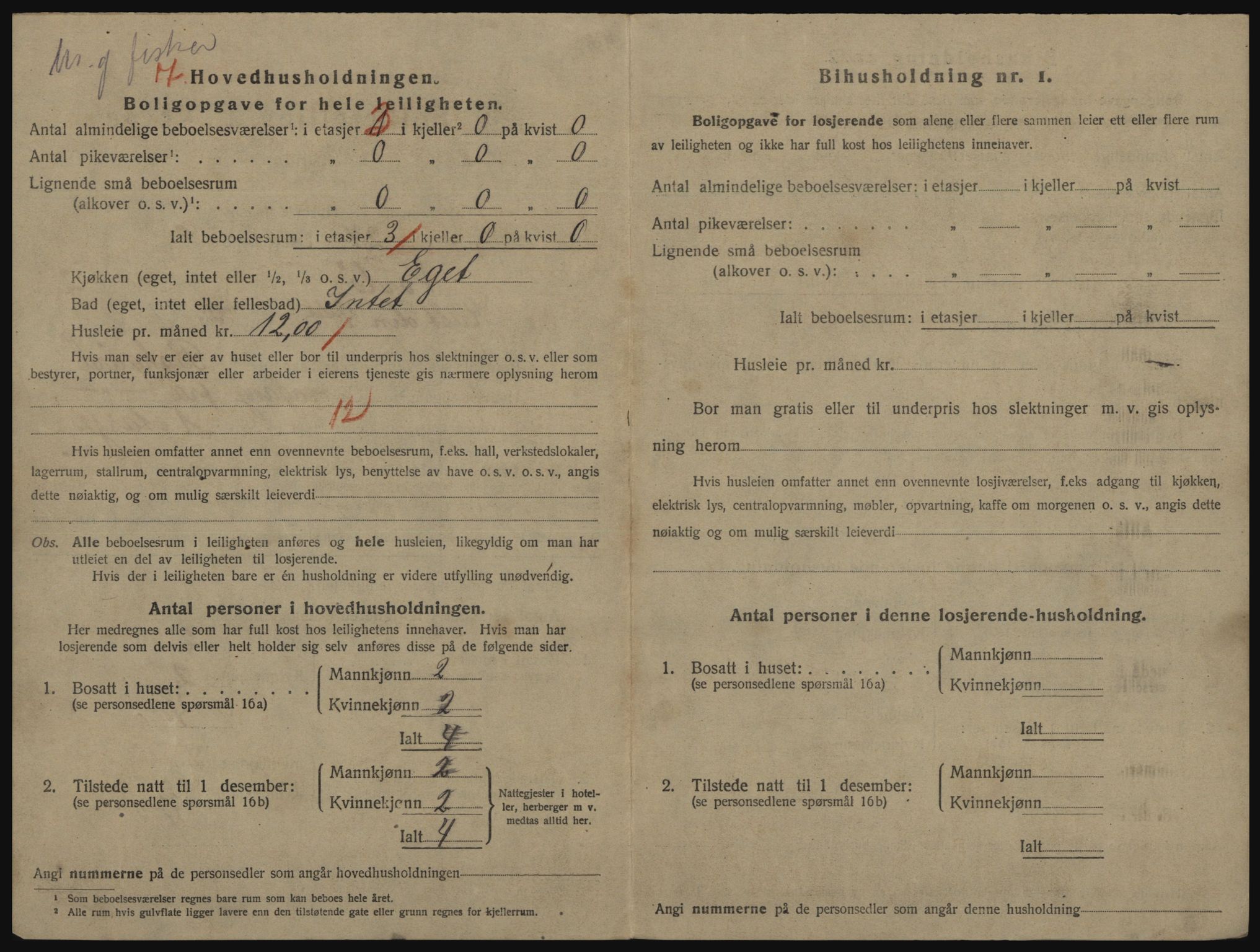 SATØ, 1920 census for Vardø, 1920, p. 1808