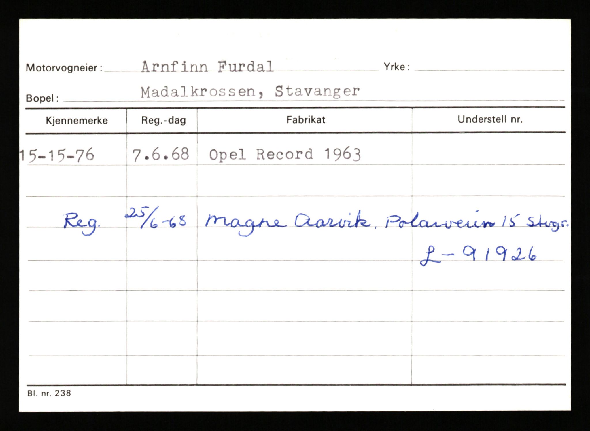 Stavanger trafikkstasjon, AV/SAST-A-101942/0/G/L0010: Registreringsnummer: 130000 - 239953, 1930-1971, p. 723