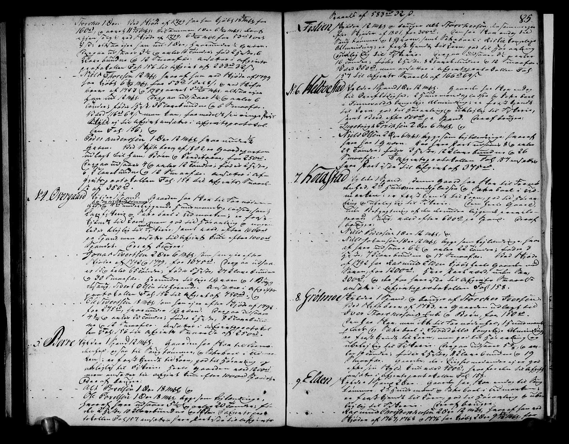 Rentekammeret inntil 1814, Realistisk ordnet avdeling, RA/EA-4070/N/Ne/Nea/L0153: Namdalen fogderi. Deliberasjonsprotokoll, 1803, p. 86