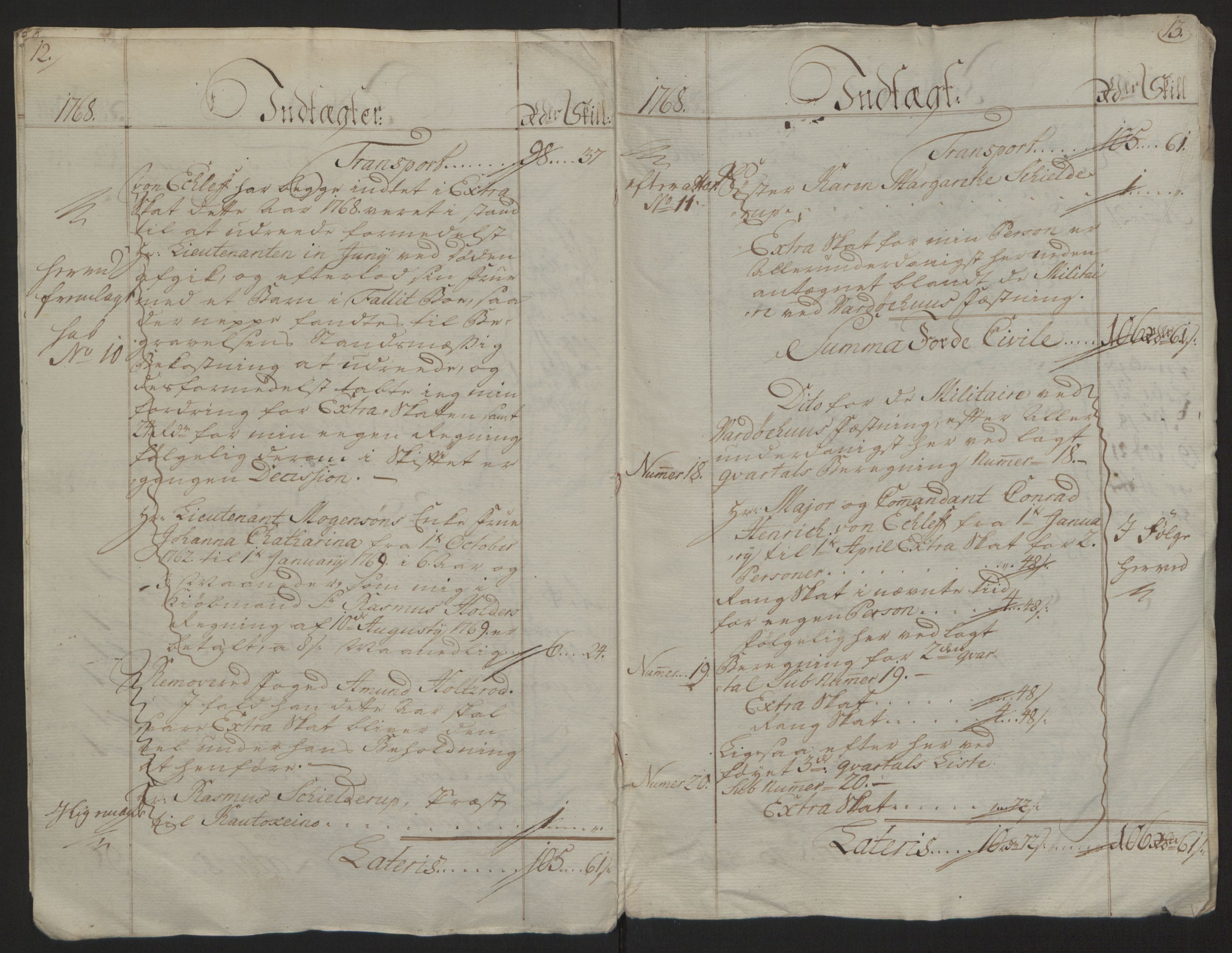 Rentekammeret inntil 1814, Reviderte regnskaper, Fogderegnskap, AV/RA-EA-4092/R69/L4910: Ekstraskatten  Finnmark/Vardøhus, 1762-1772, p. 250