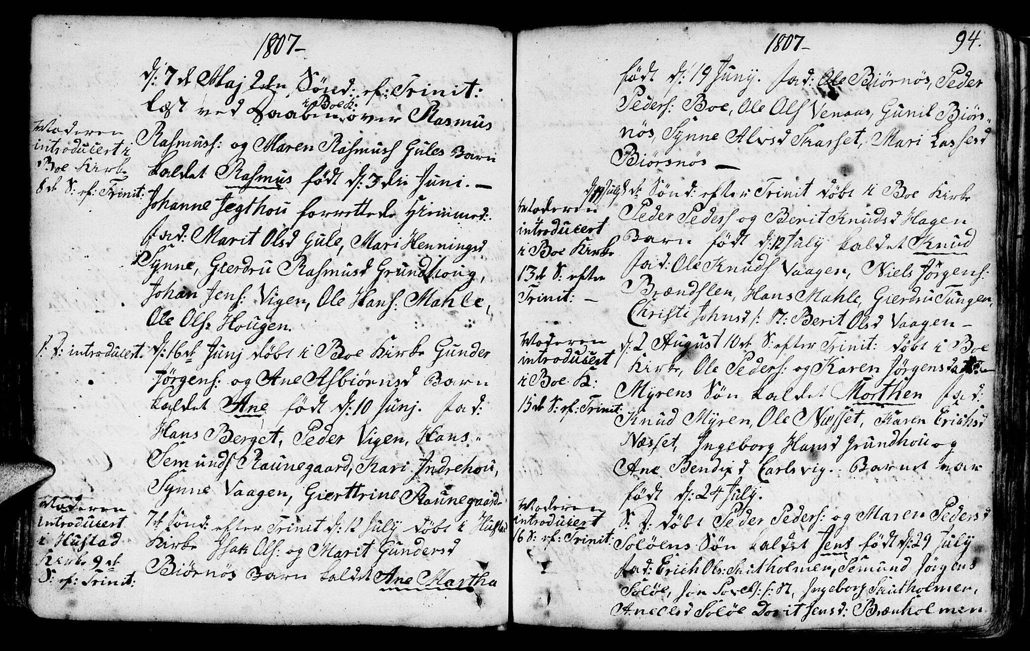 Ministerialprotokoller, klokkerbøker og fødselsregistre - Møre og Romsdal, SAT/A-1454/566/L0761: Parish register (official) no. 566A02 /1, 1767-1817, p. 94