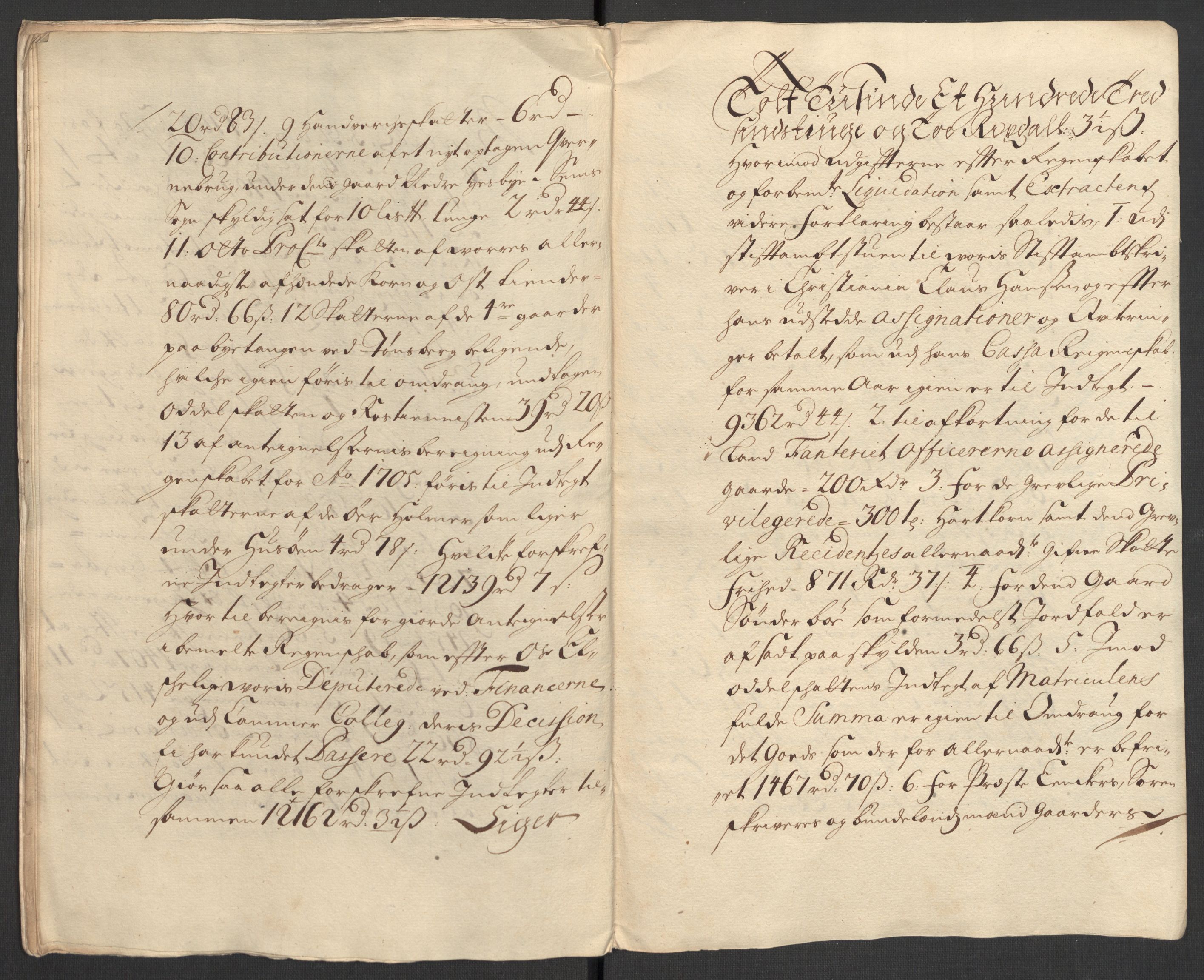 Rentekammeret inntil 1814, Reviderte regnskaper, Fogderegnskap, AV/RA-EA-4092/R32/L1872: Fogderegnskap Jarlsberg grevskap, 1706-1707, p. 265