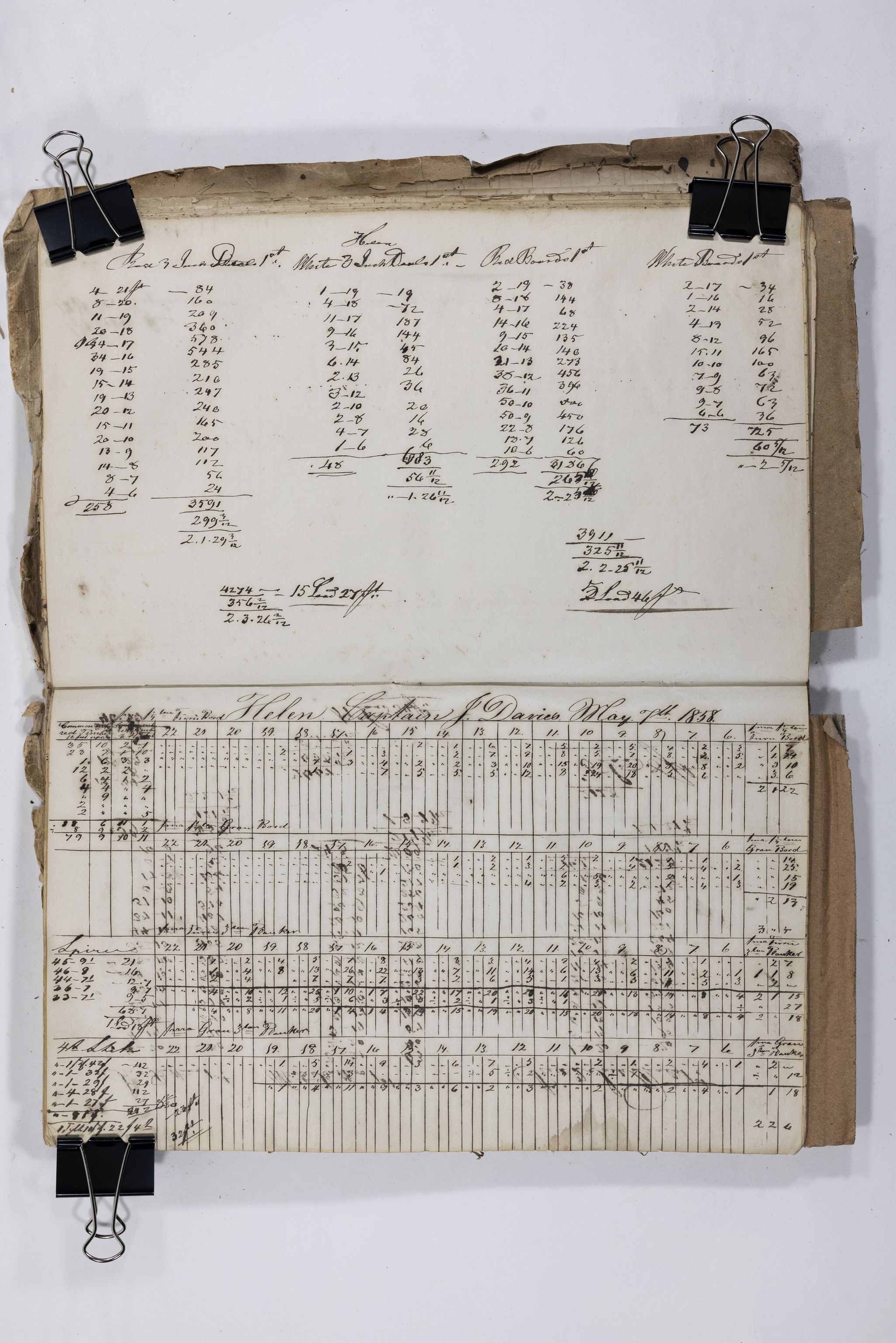 Blehr/ Kjellestad, TEMU/TGM-A-1212/E/Eb/L0007: Ladnings Liste for egne fartøier, 1856-1859, p. 100