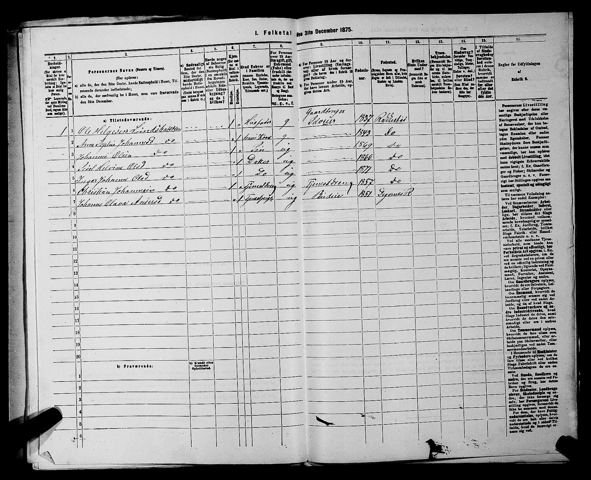 RA, 1875 census for 0128P Rakkestad, 1875, p. 1171