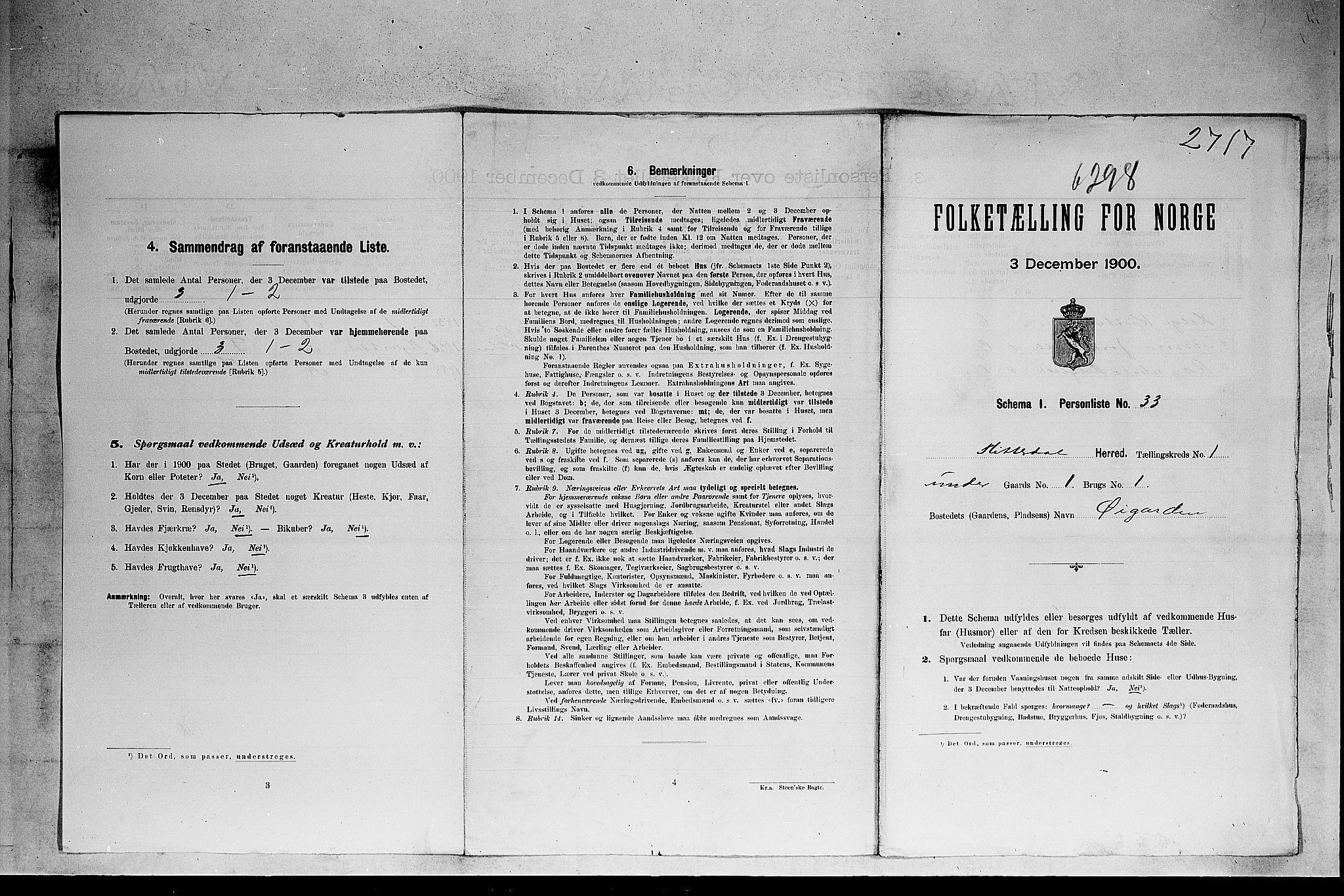 SAKO, 1900 census for Heddal, 1900, p. 35