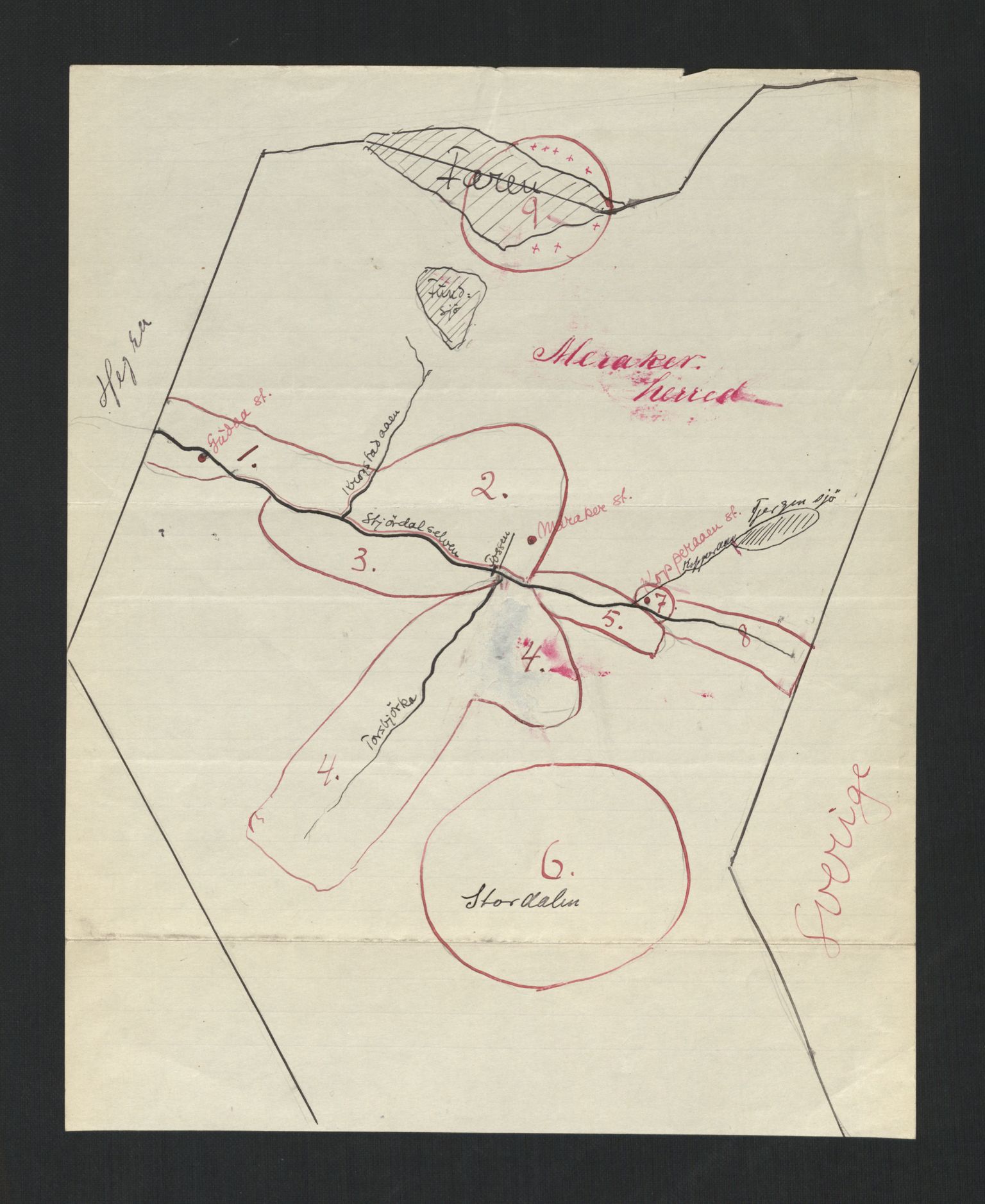 SAT, 1920 census for Meråker, 1920, p. 6