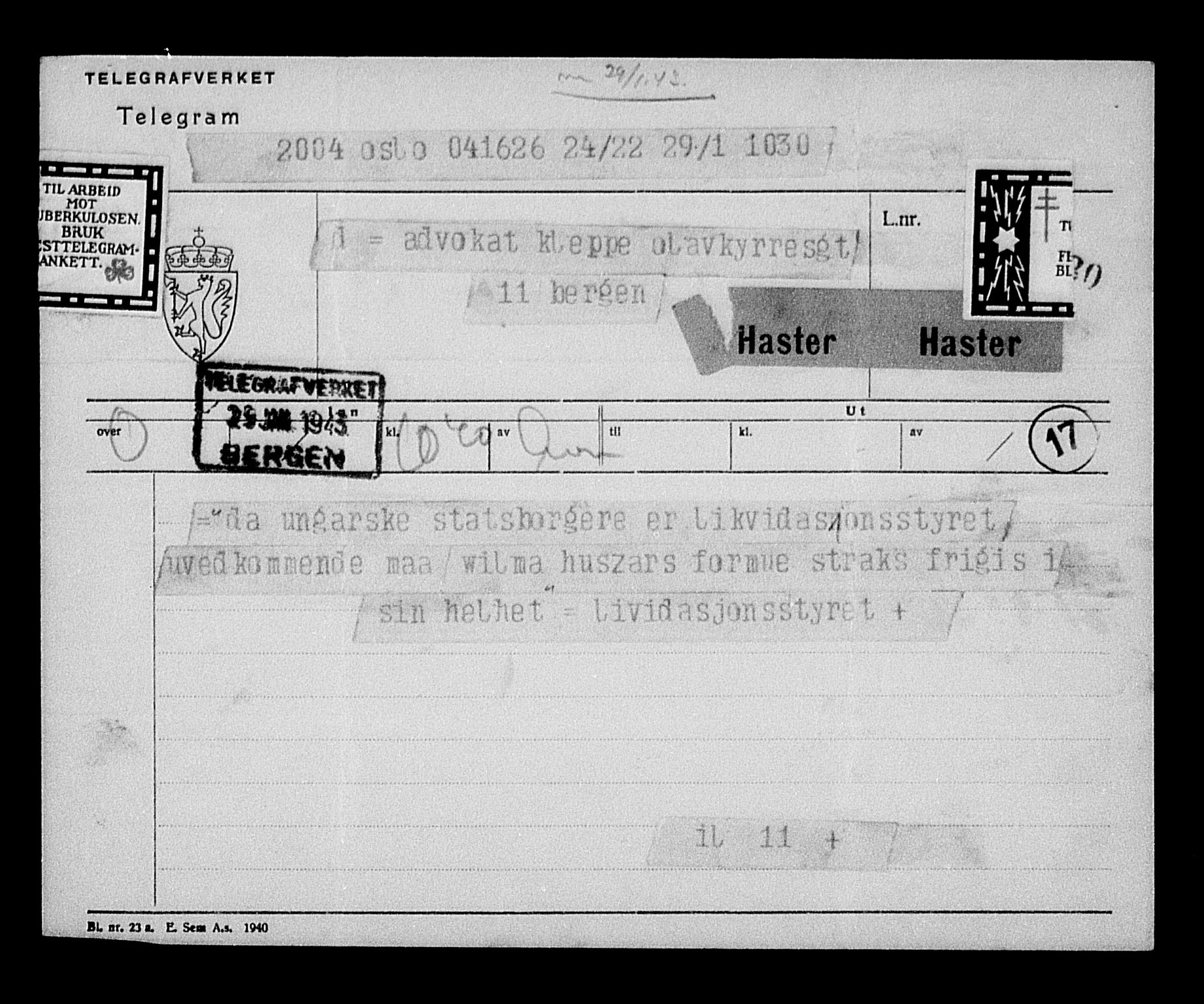 Justisdepartementet, Tilbakeføringskontoret for inndratte formuer, AV/RA-S-1564/H/Hc/Hcd/L1000: --, 1945-1947, p. 53