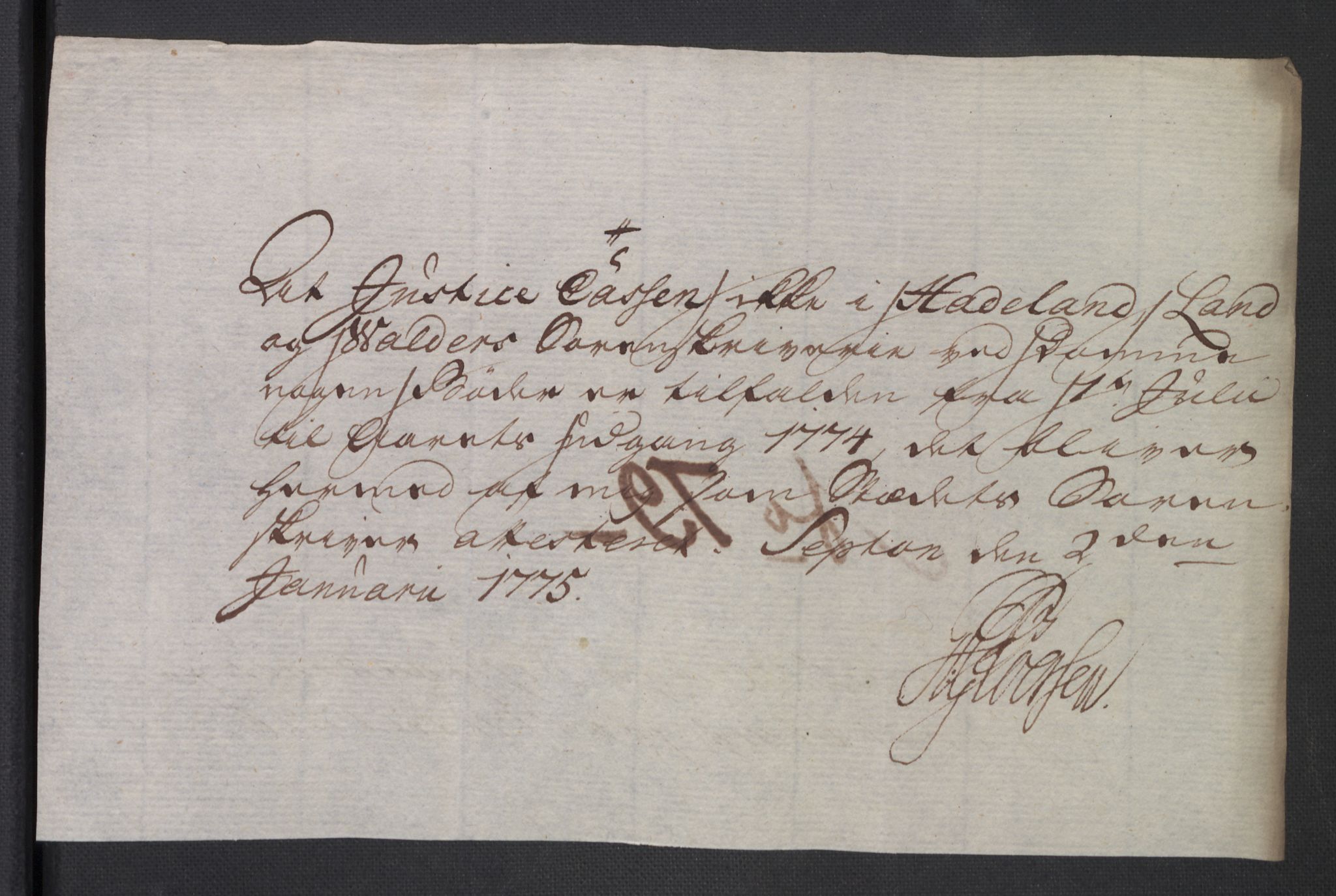 Rentekammeret inntil 1814, Reviderte regnskaper, Mindre regnskaper, RA/EA-4068/Rb/L0014: Opplands amt, 1771-1779, p. 276