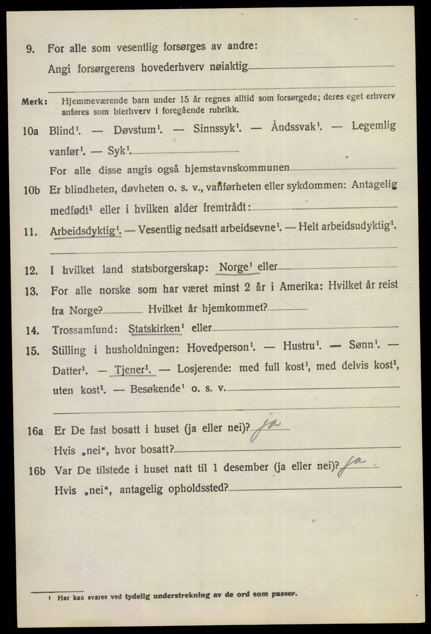 SAKO, 1920 census for Norderhov, 1920, p. 12167