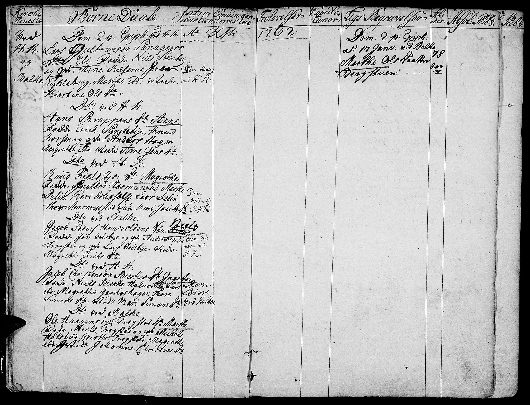 Toten prestekontor, AV/SAH-PREST-102/H/Ha/Haa/L0005: Parish register (official) no. 5, 1761-1772, p. 10