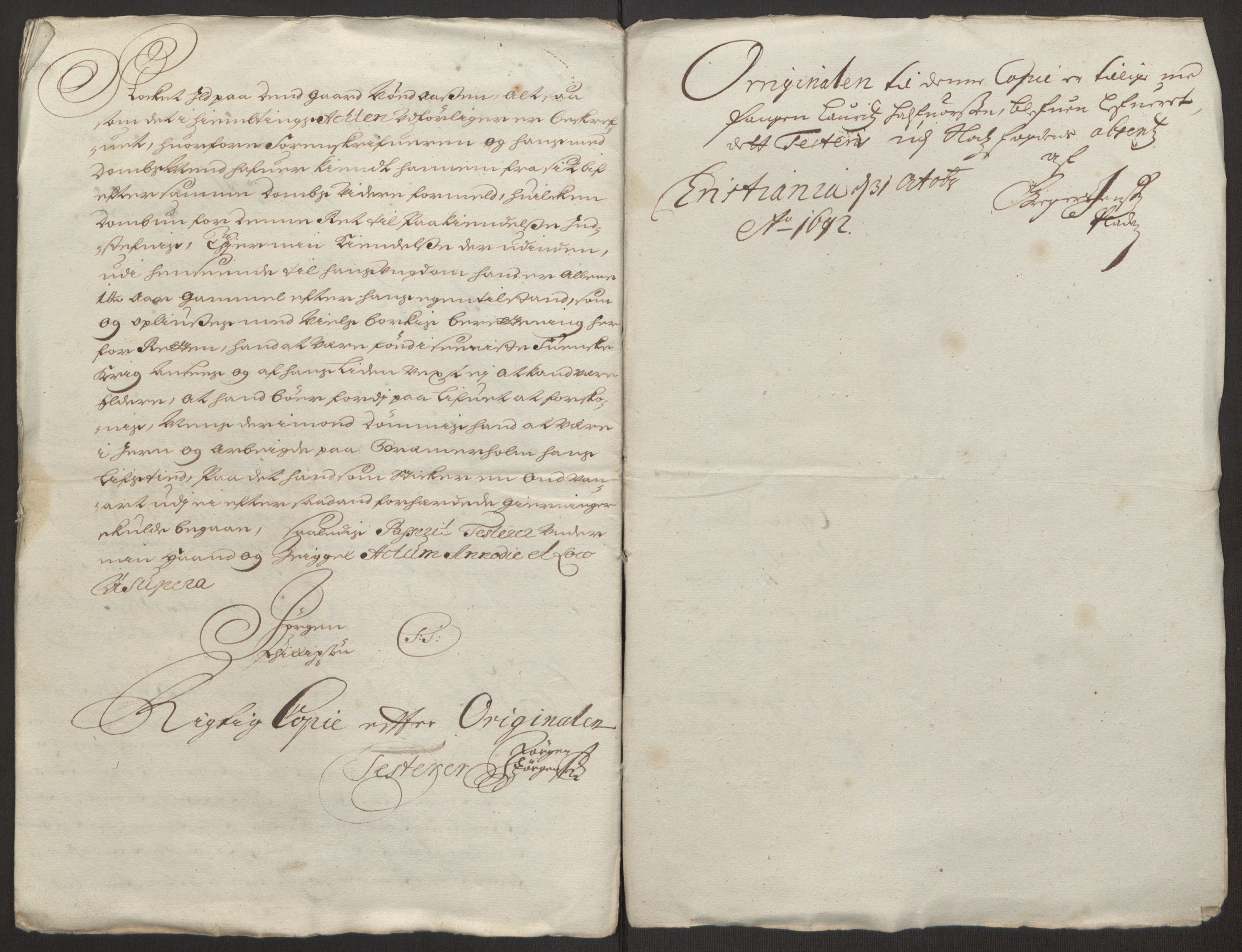 Rentekammeret inntil 1814, Reviderte regnskaper, Fogderegnskap, AV/RA-EA-4092/R13/L0830: Fogderegnskap Solør, Odal og Østerdal, 1692, p. 328