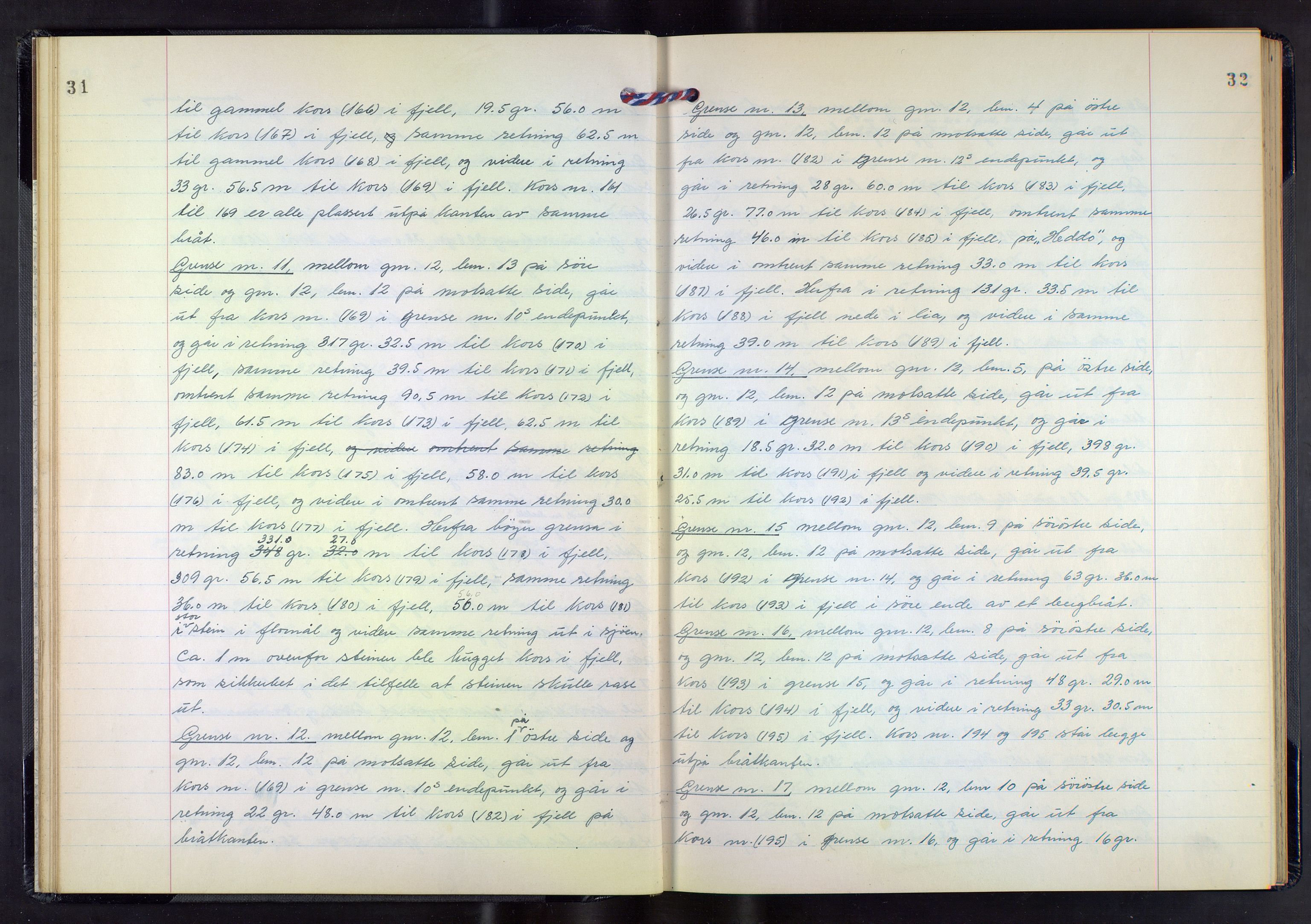Hordaland jordskiftedøme - III Midhordland jordskiftedistrikt, AV/SAB-A-7001/A/Aa/L0033: Forhandlingsprotokoll, 1959-1962, p. 31-32